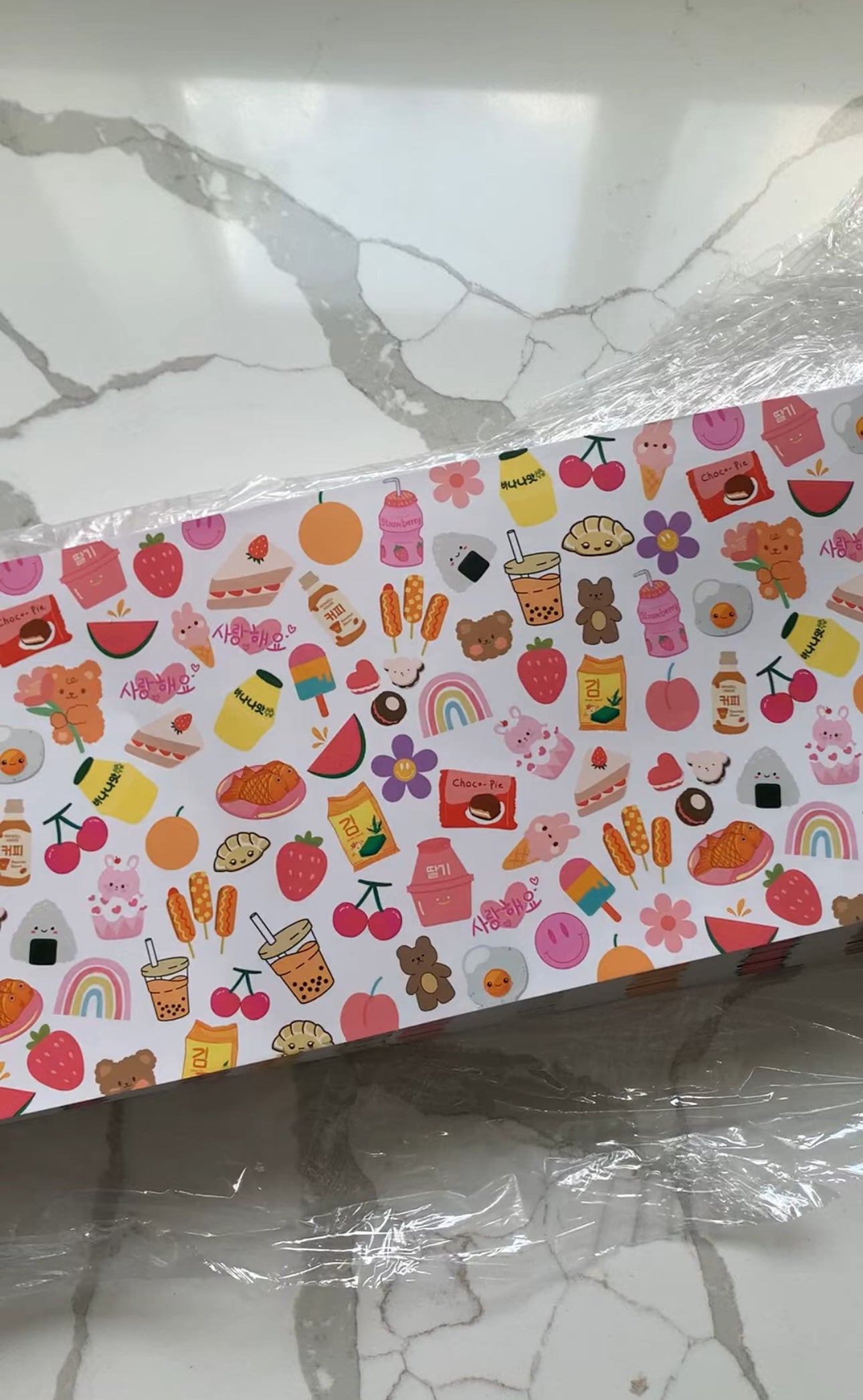 Cutie Foodie Eggy Cakes Paper - 5 Sheets
