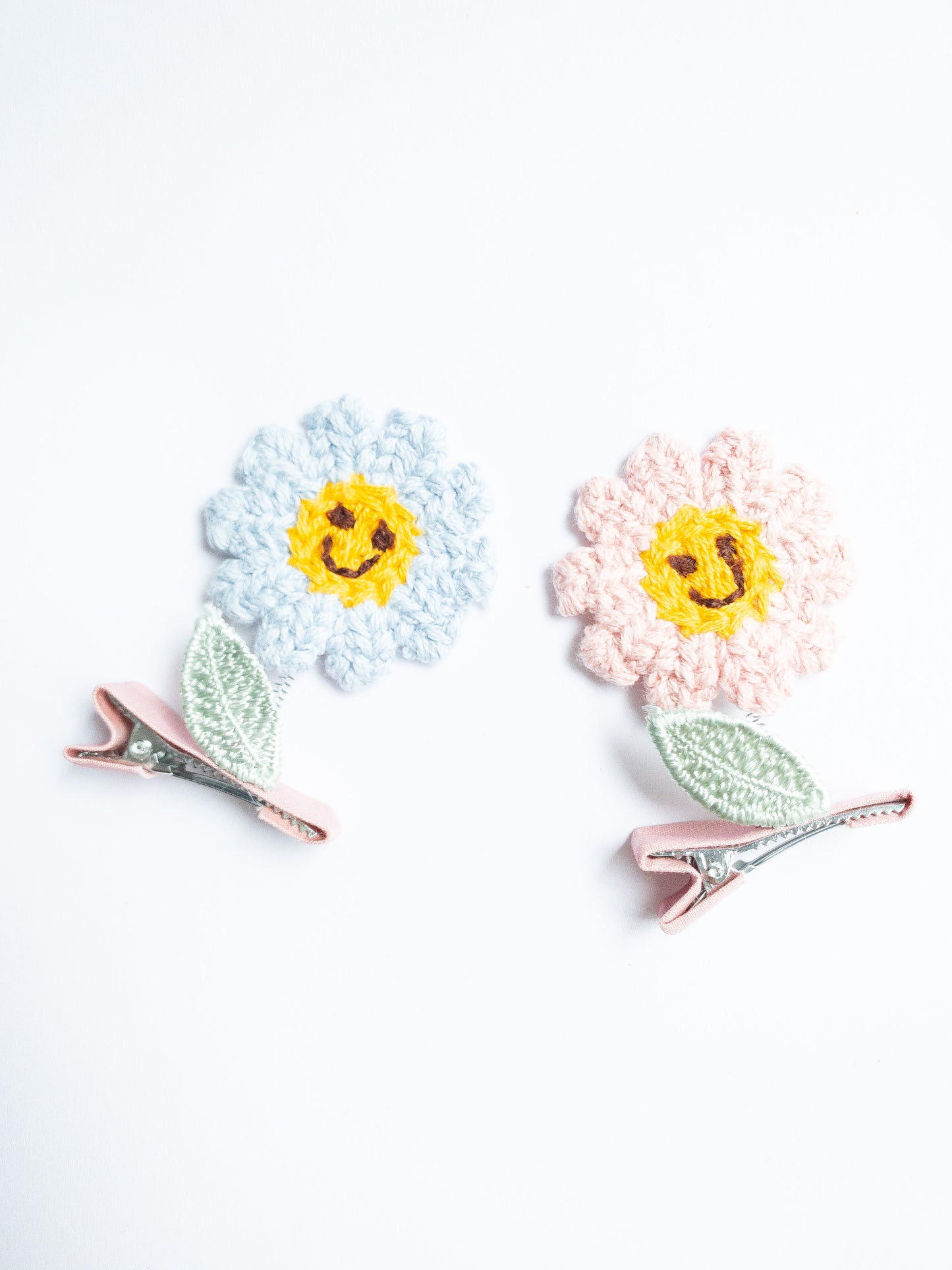 Springy Flower Hair Clips