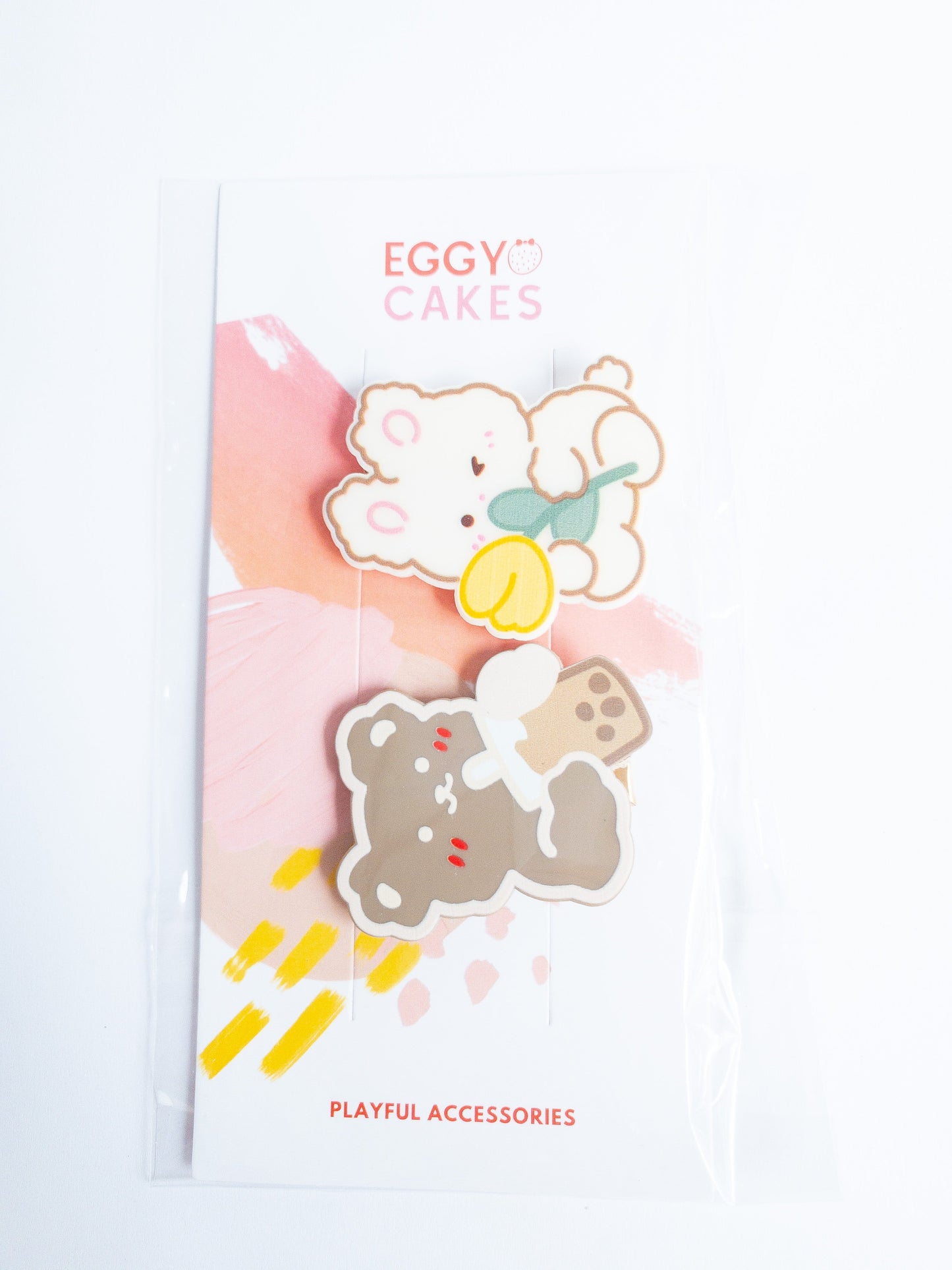 Boba Bear Hair Clips