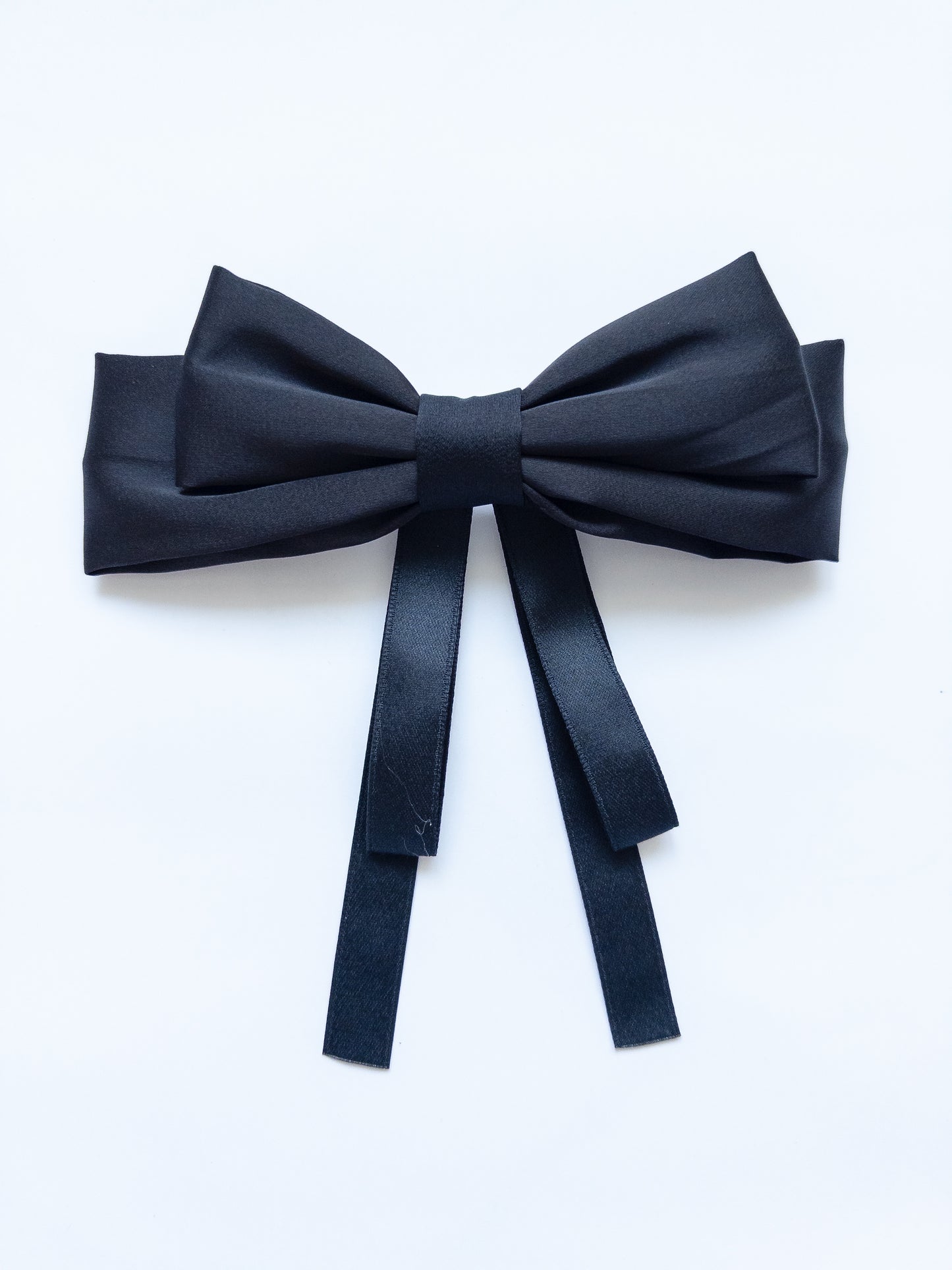 Double Bow Ribbon Hair Clip