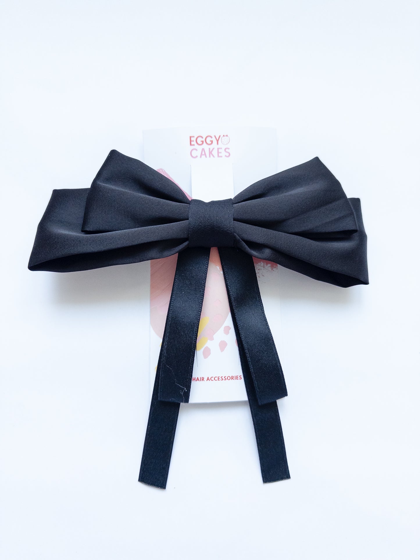 Double Bow Ribbon Hair Clip