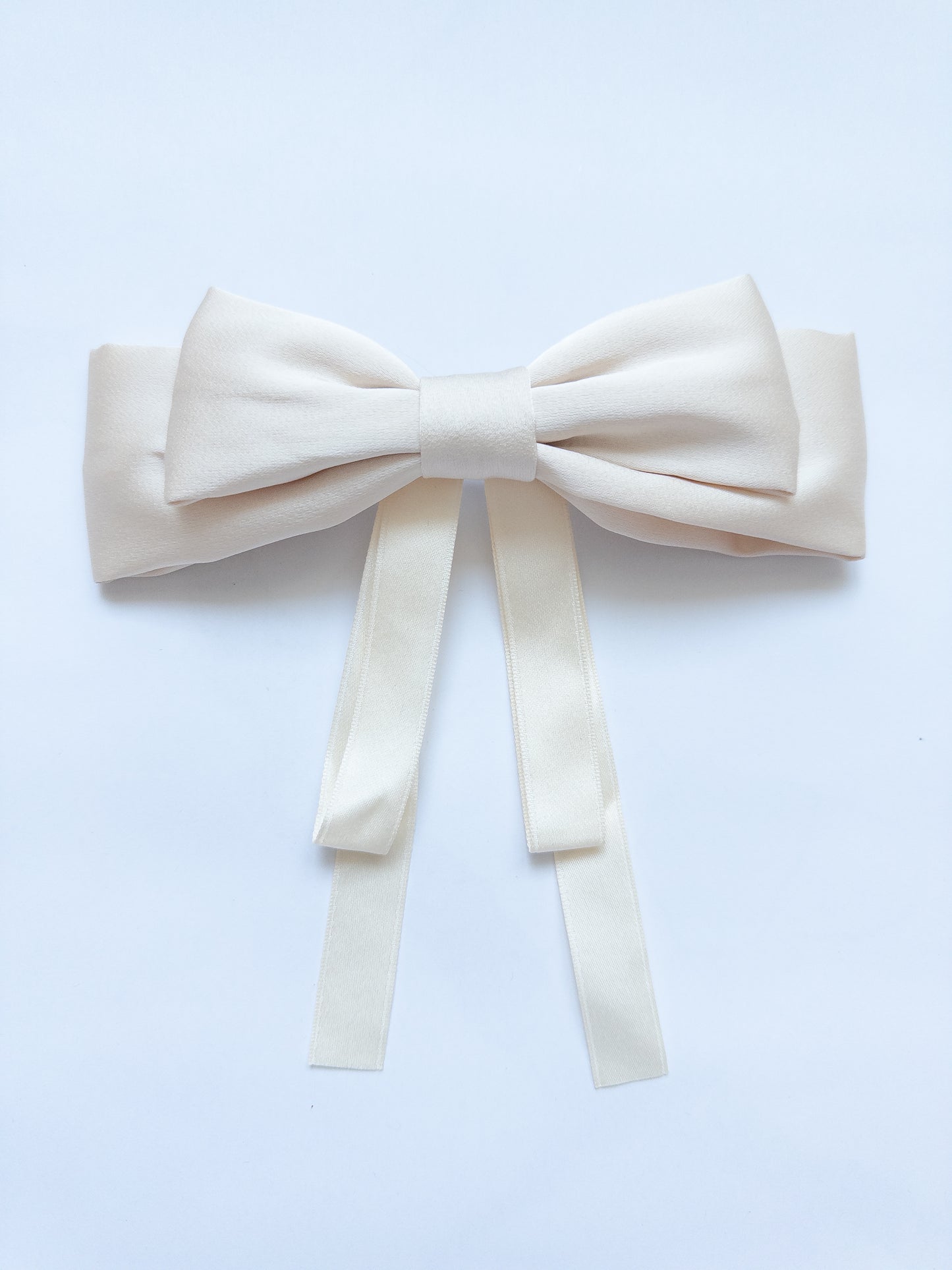 Double Bow Ribbon Hair Clip