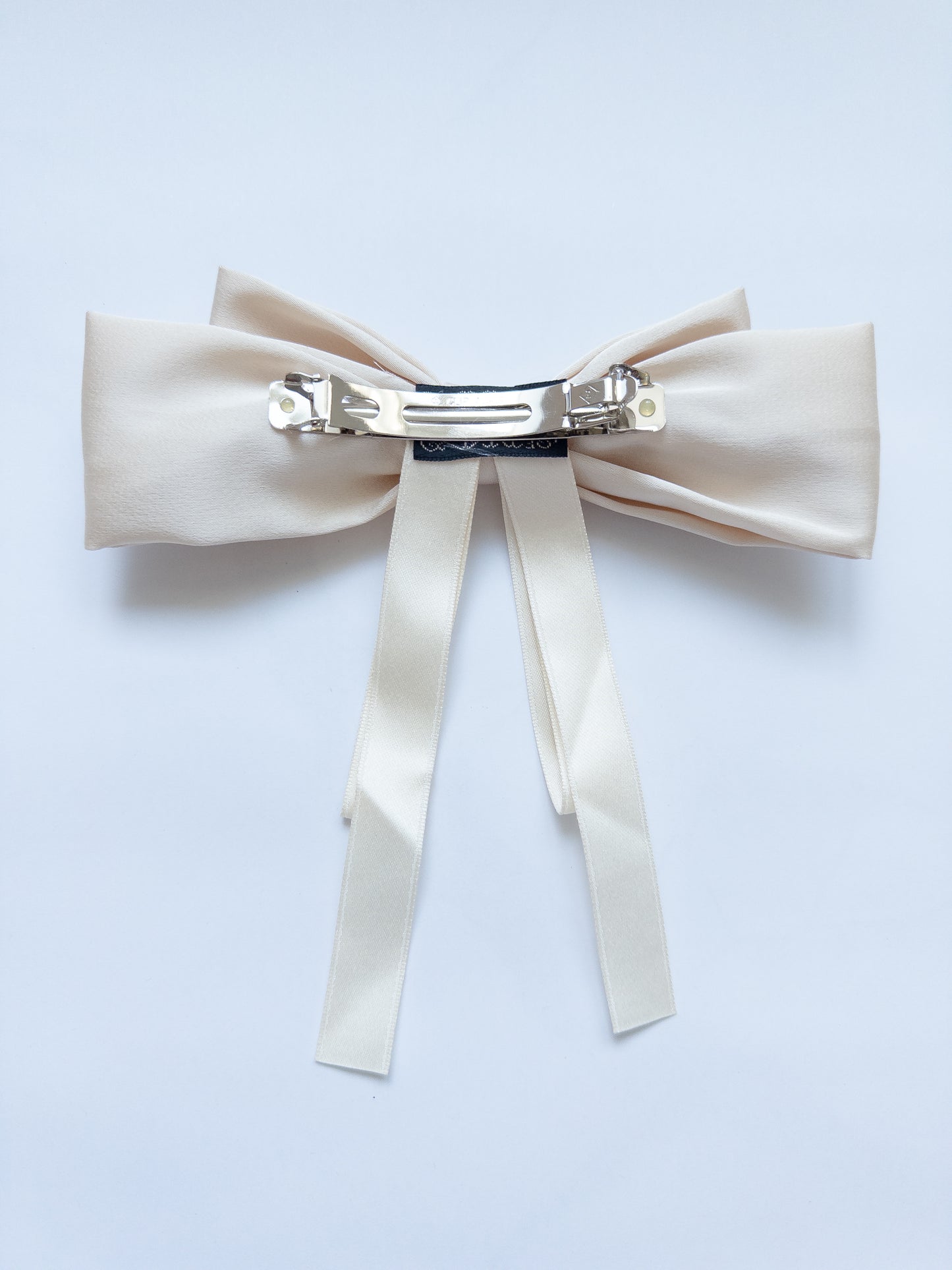 Double Bow Ribbon Hair Clip