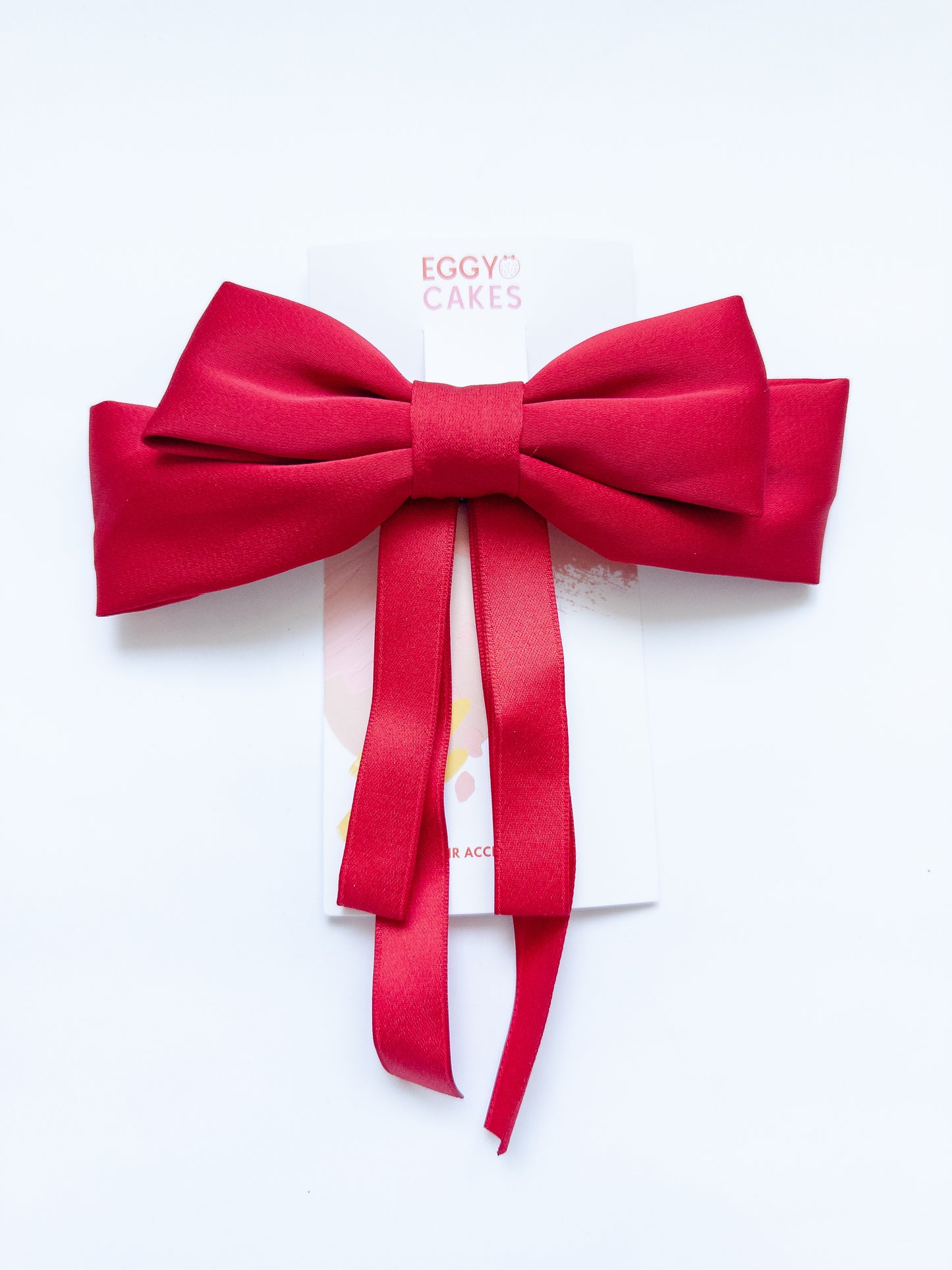 Double Bow Ribbon Hair Clip