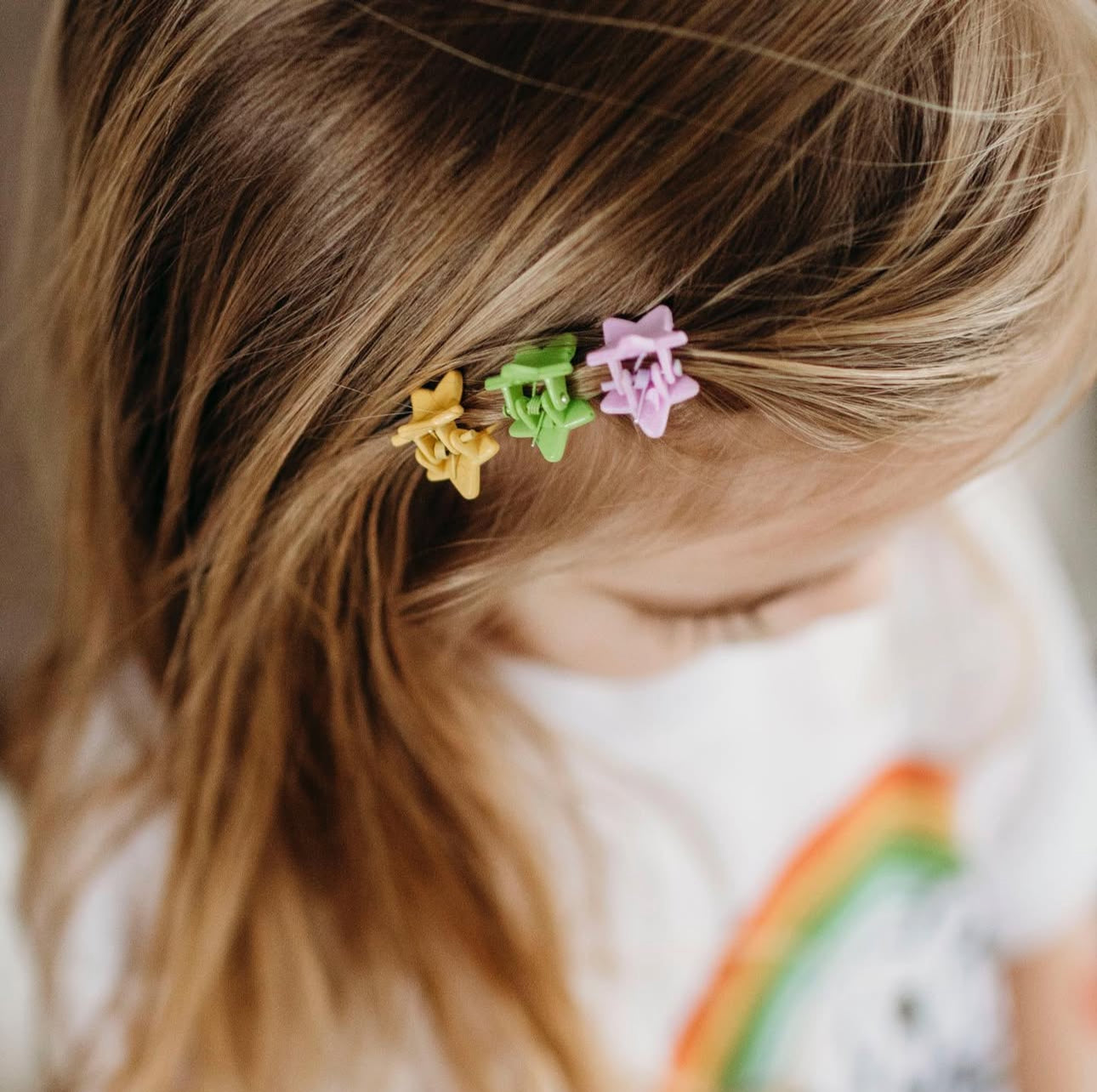 Mini Star Hair Clips - 36 Pack