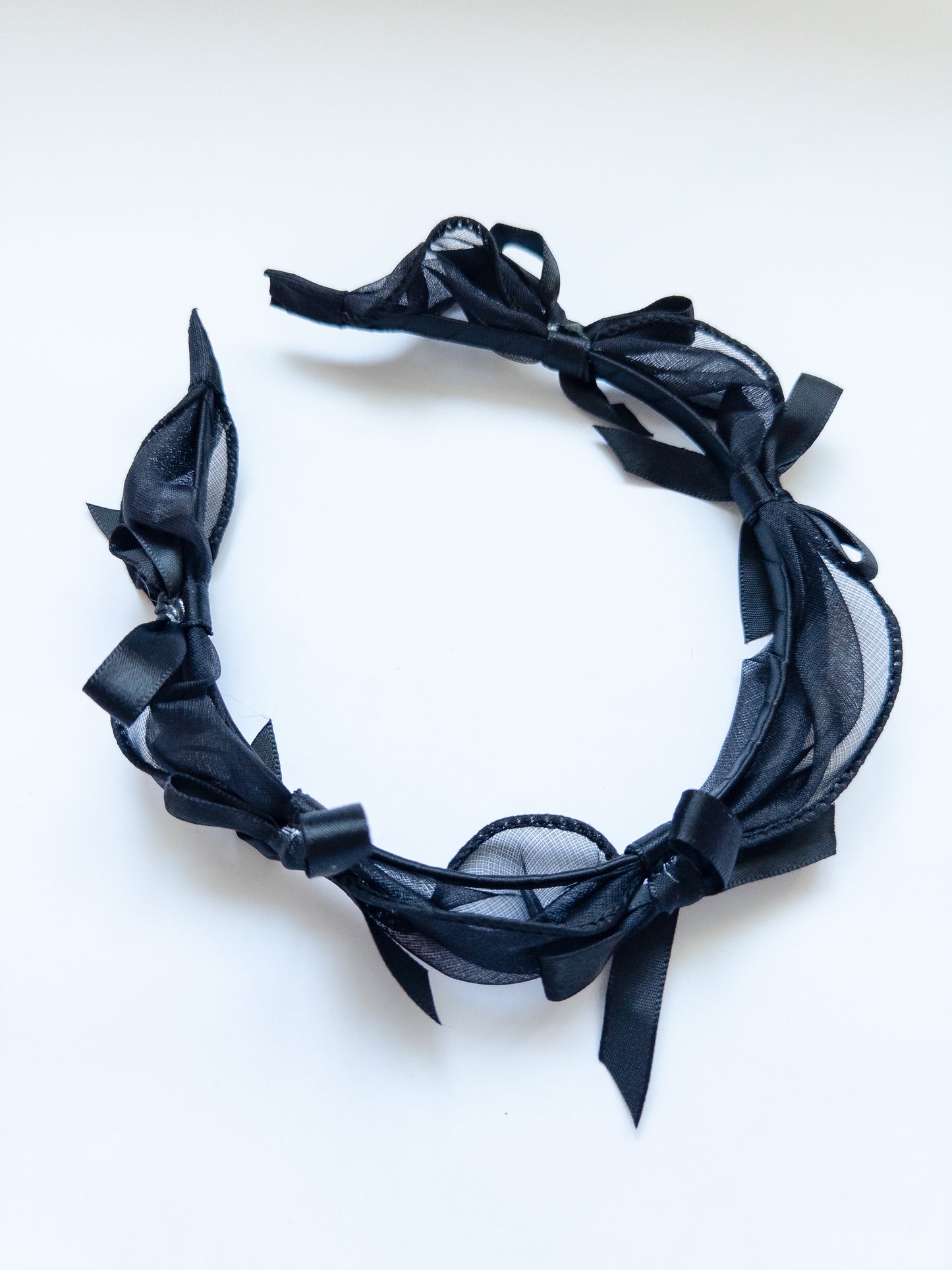 Organza Ribbon Bow Headband