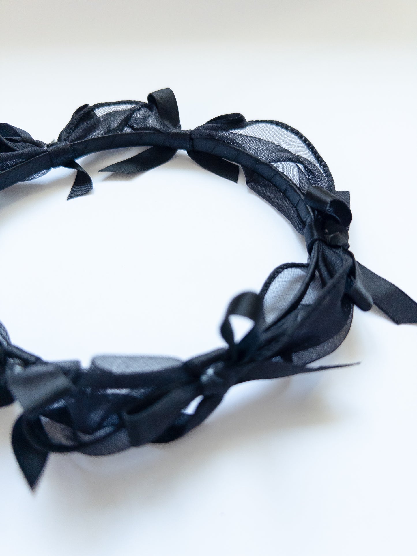 Organza Ribbon Bow Headband