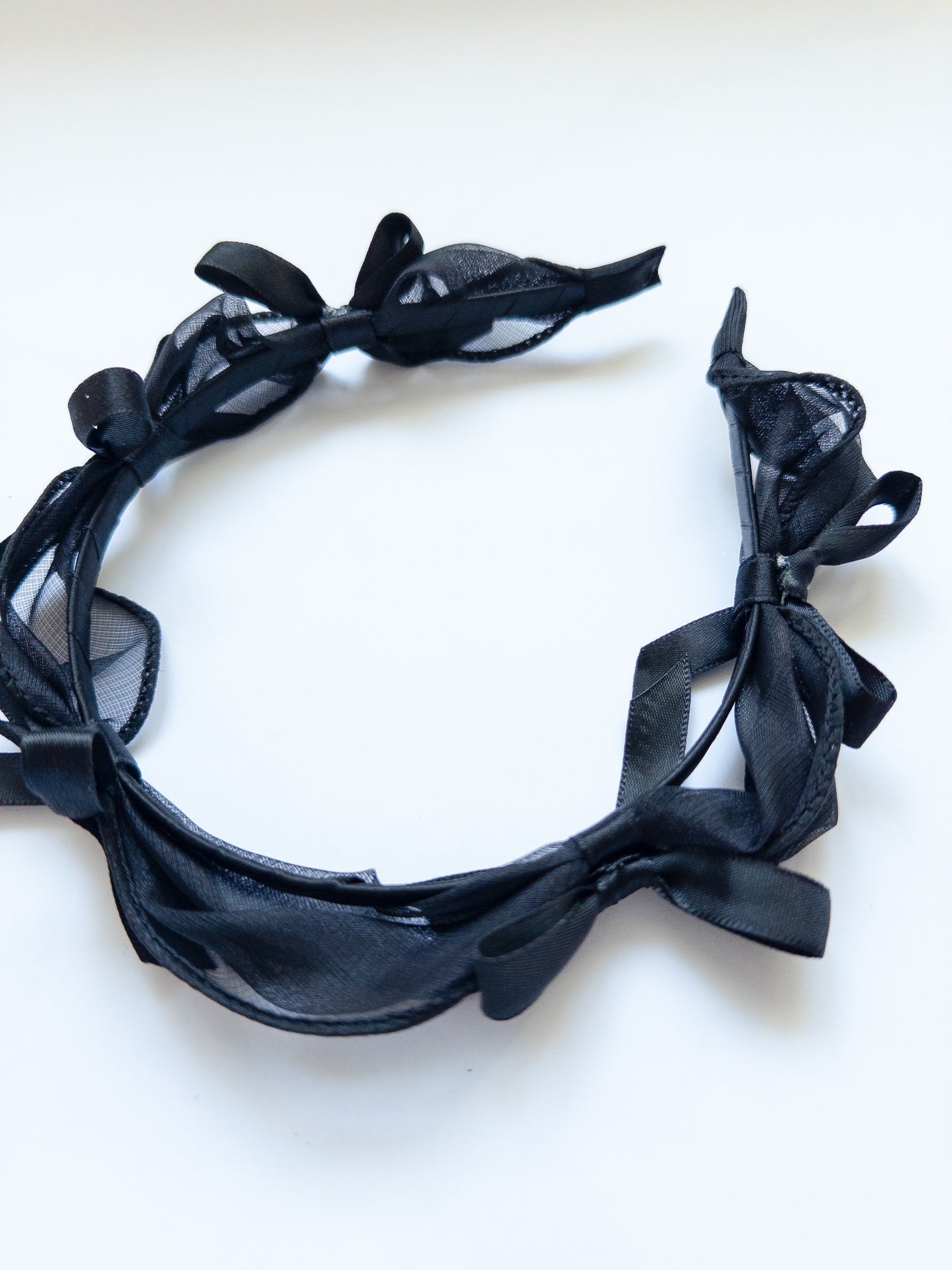 Organza Ribbon Bow Headband