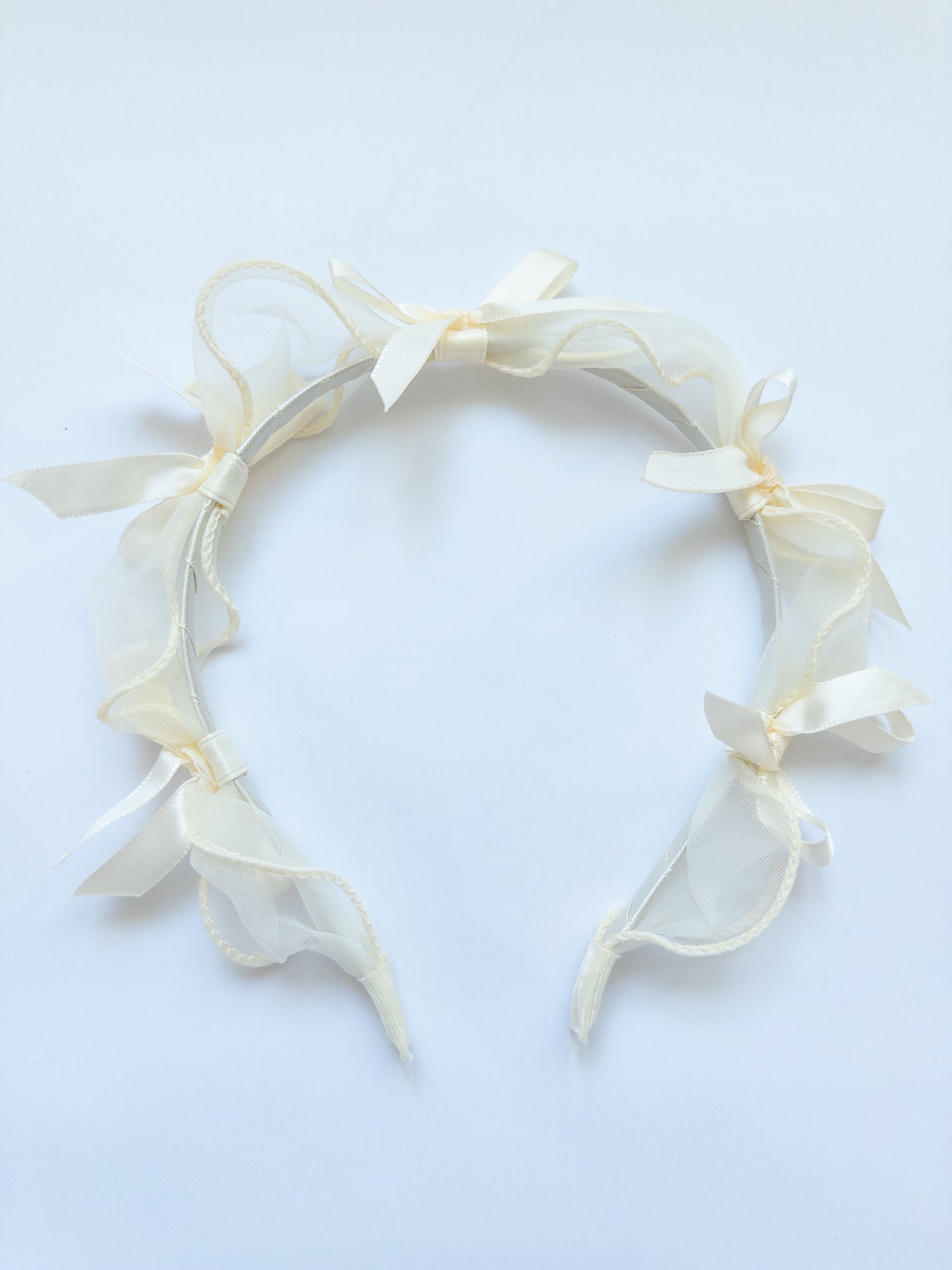 Organza Ribbon Bow Headband