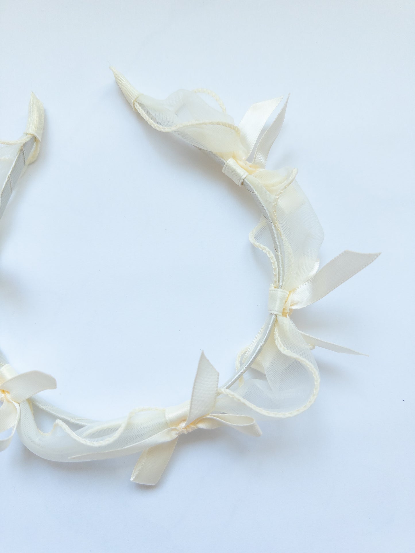 Organza Ribbon Bow Headband