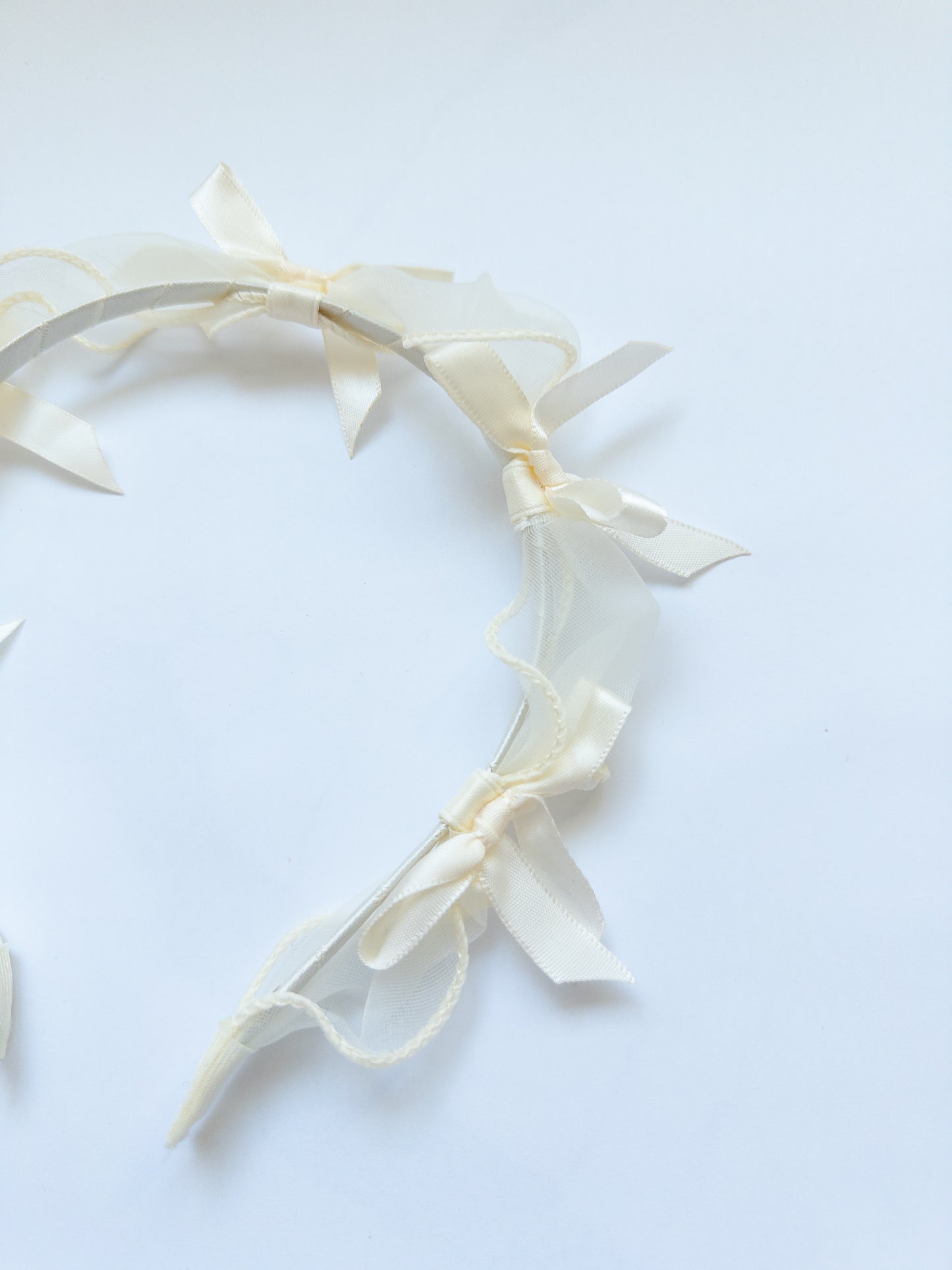 Organza Ribbon Bow Headband