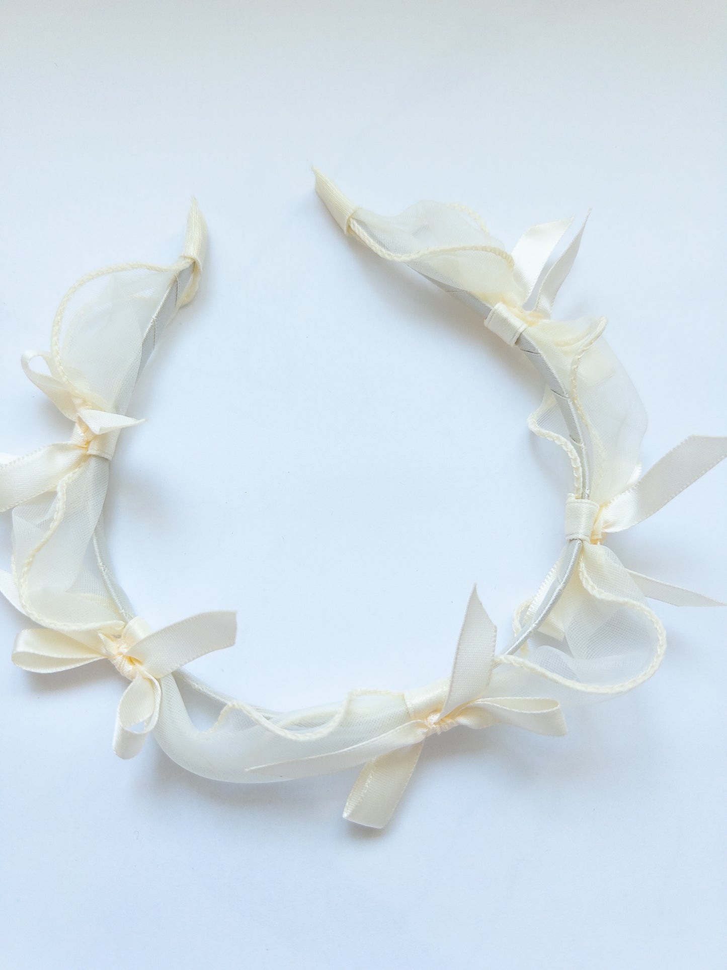 Organza Ribbon Bow Headband