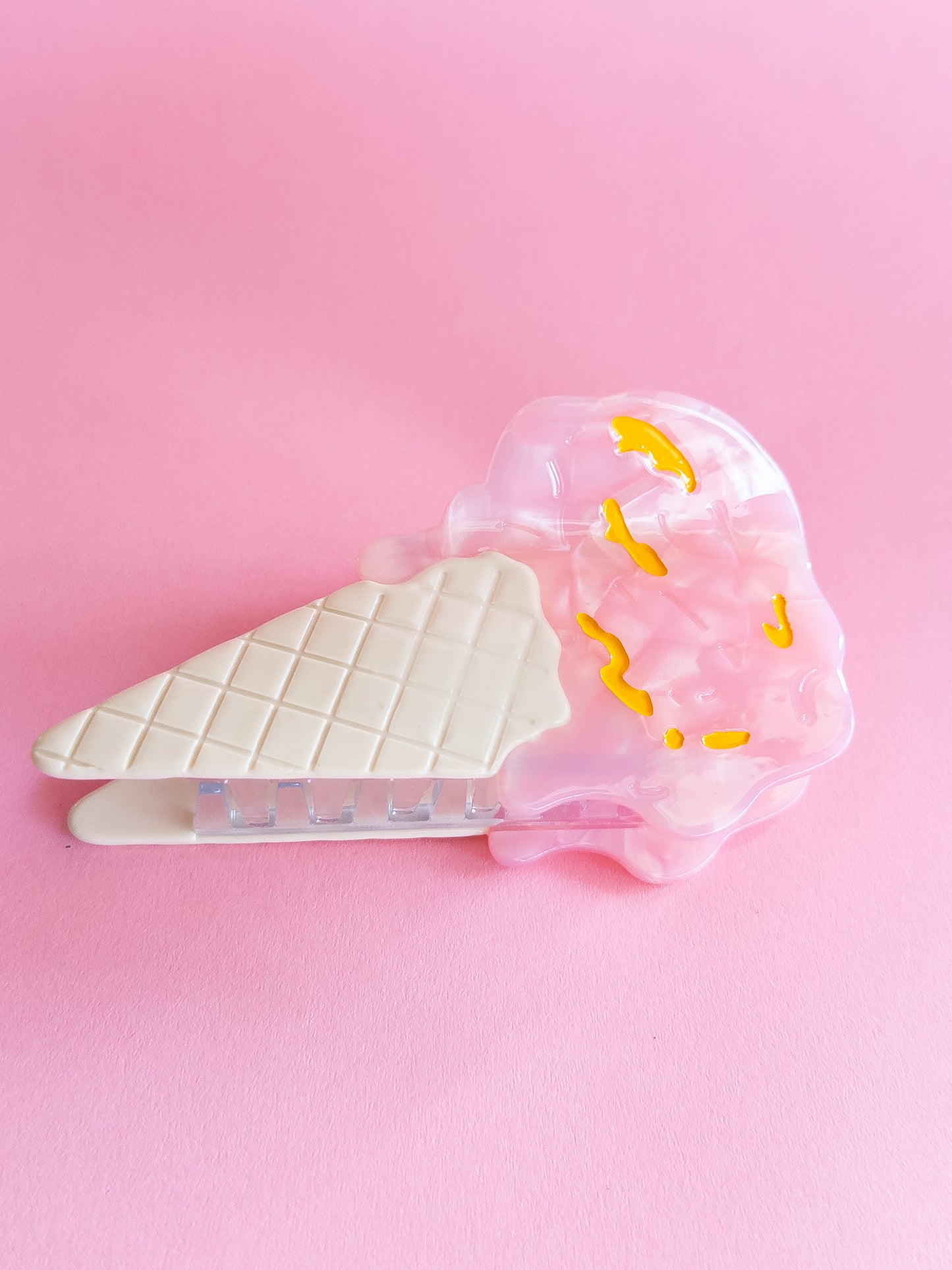 Ice Cream Cone Hair Claw Clip