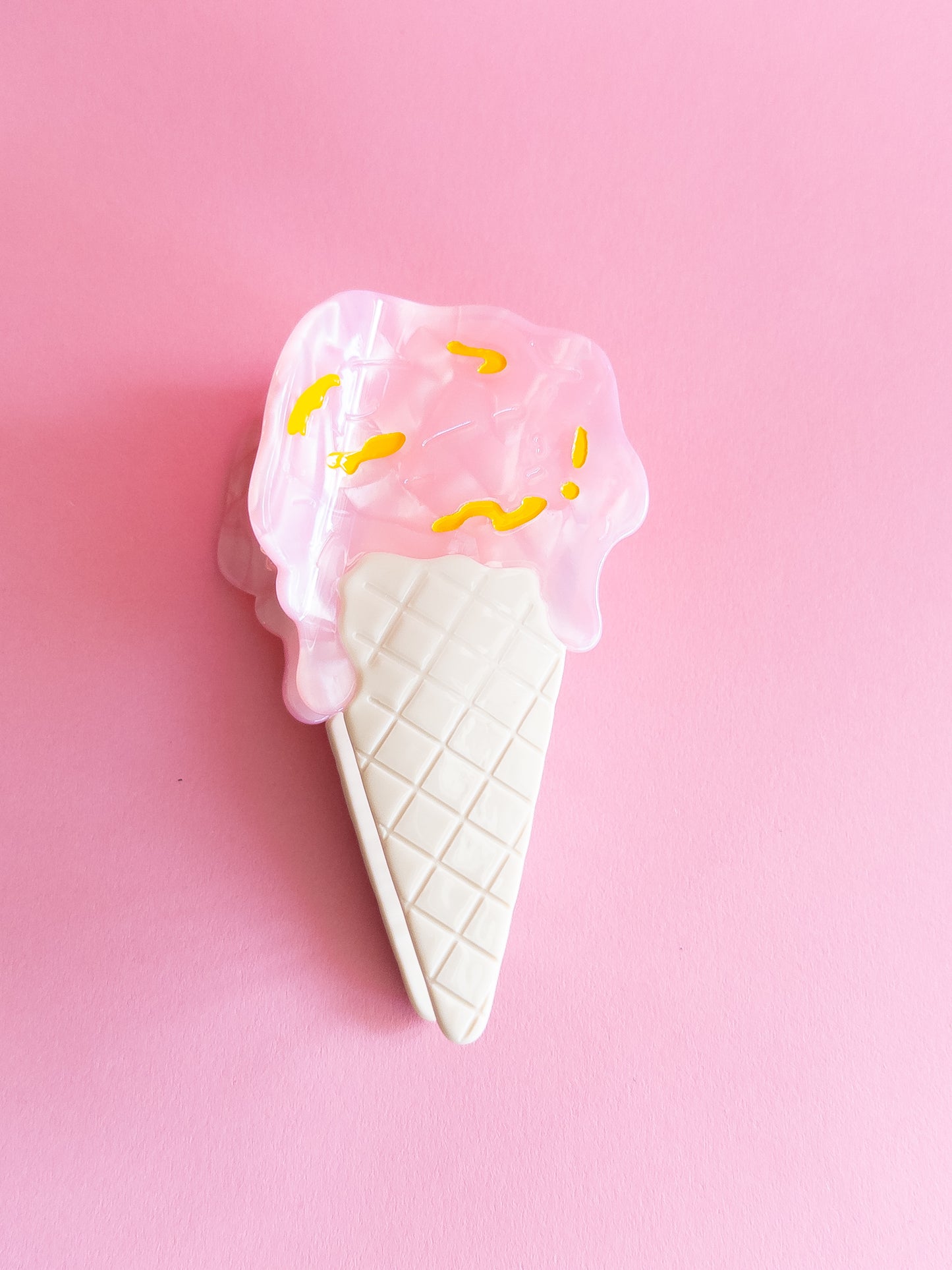 Ice Cream Cone Hair Claw Clip