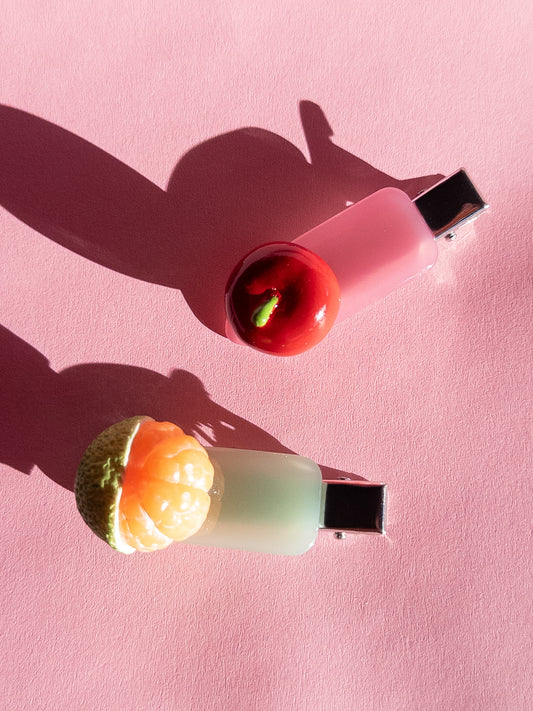 Calamansi and Apple Hair Clip