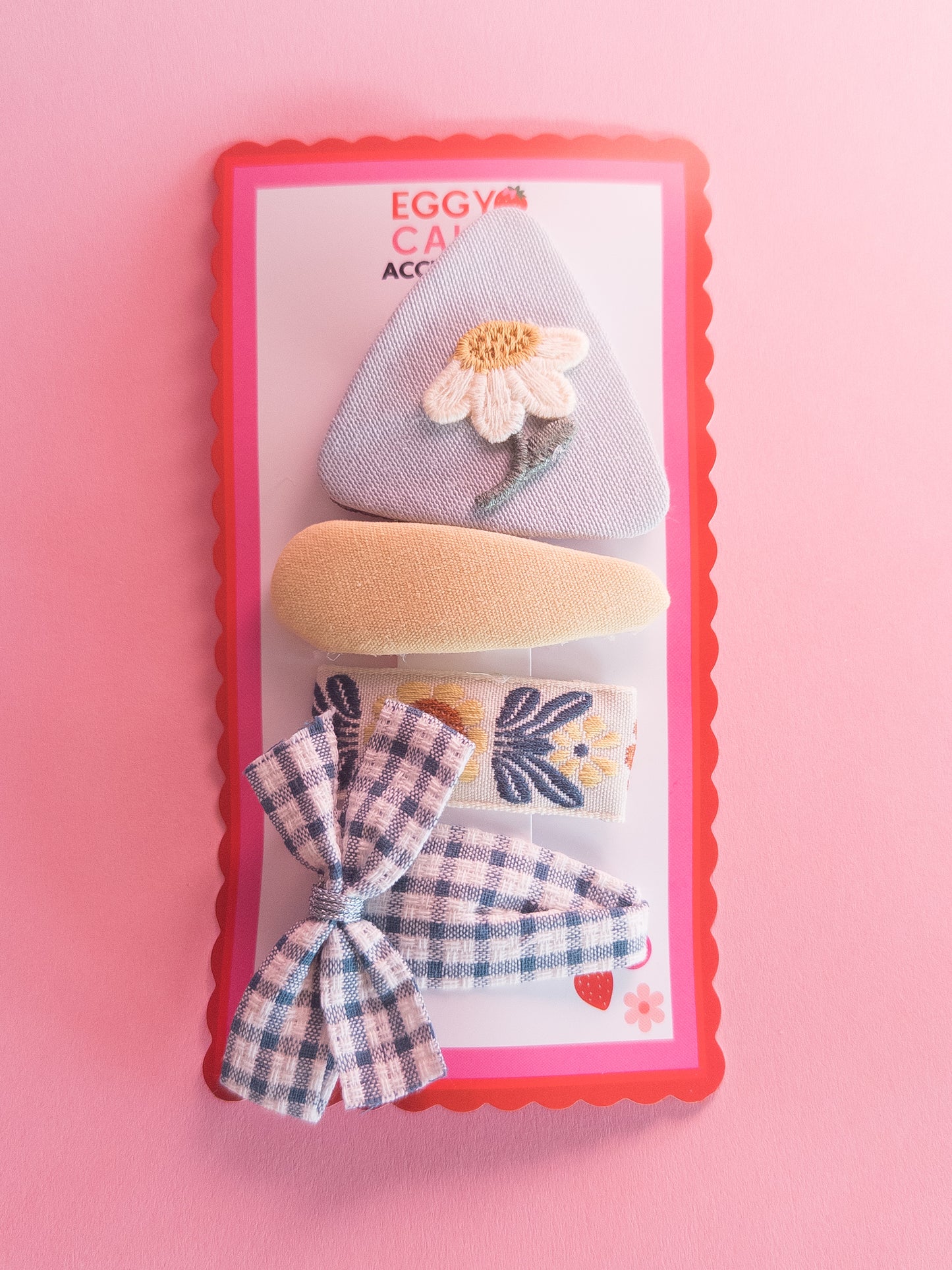 Bloom Fabric Snap Clips