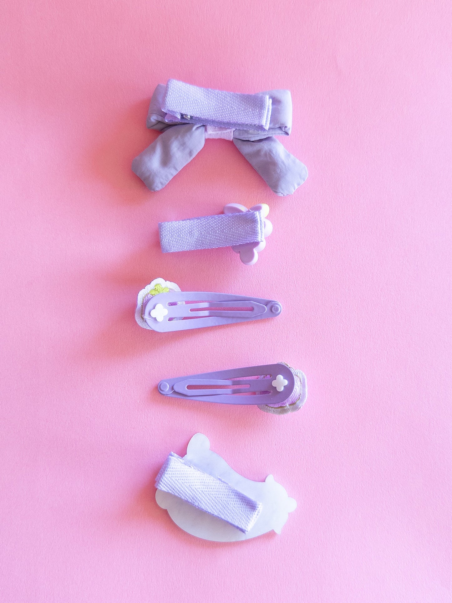 Eggplant Puffy Bow Set
