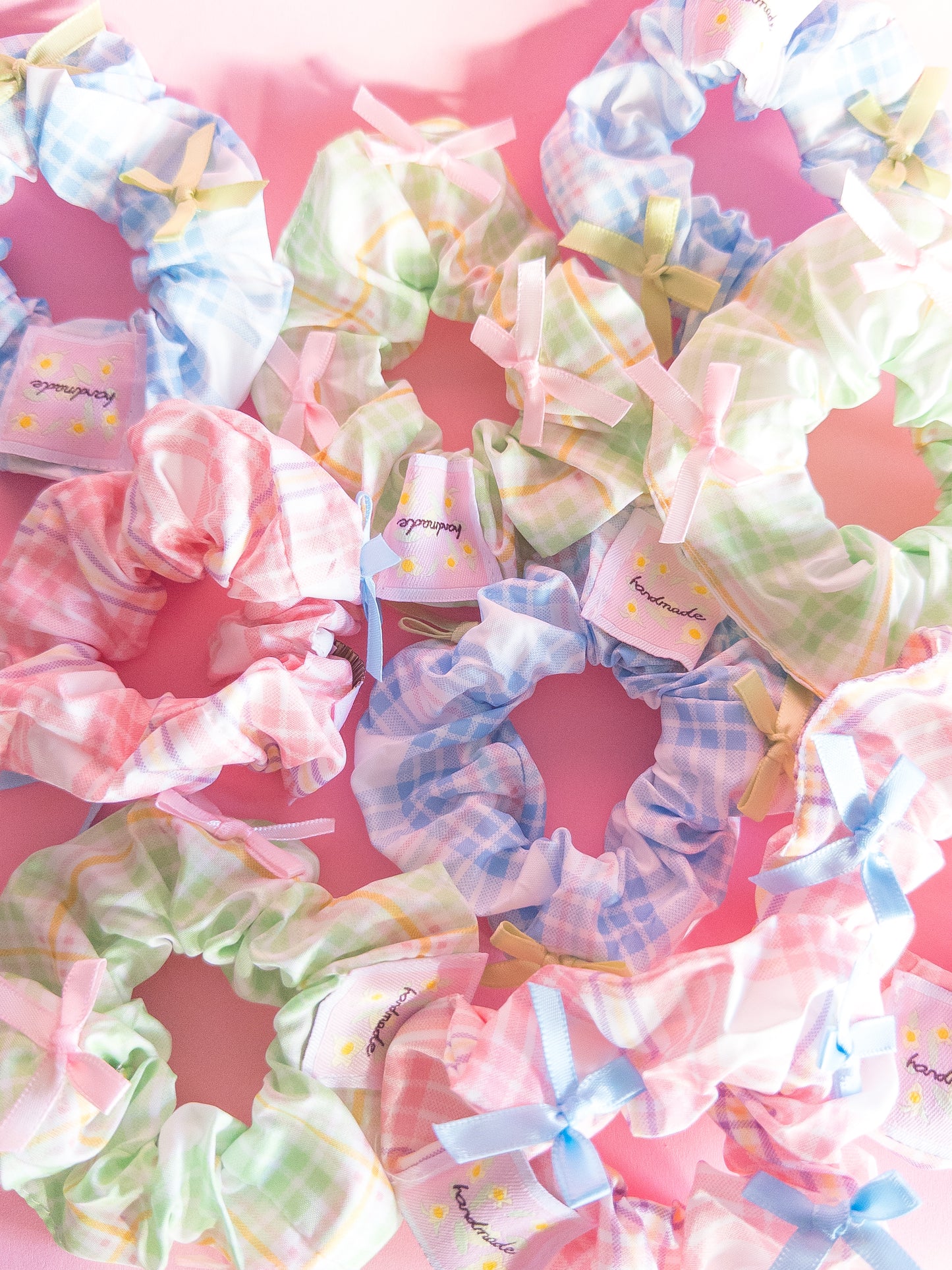 Picnic Plaid Scrunchies