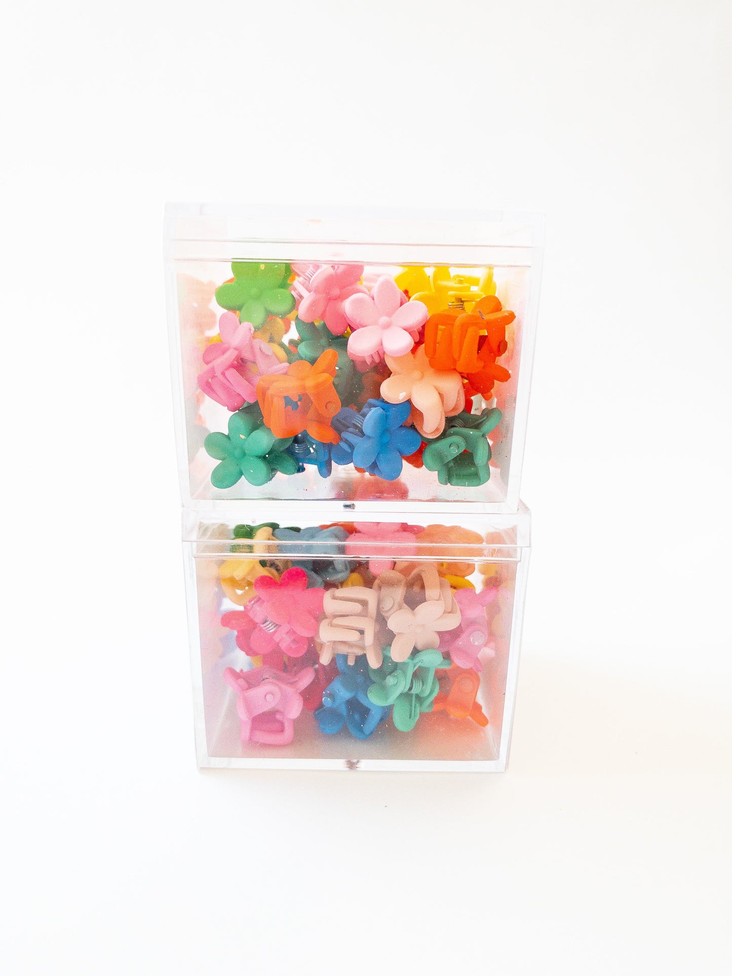 Mini Flower Hair Clips - 36 Pack