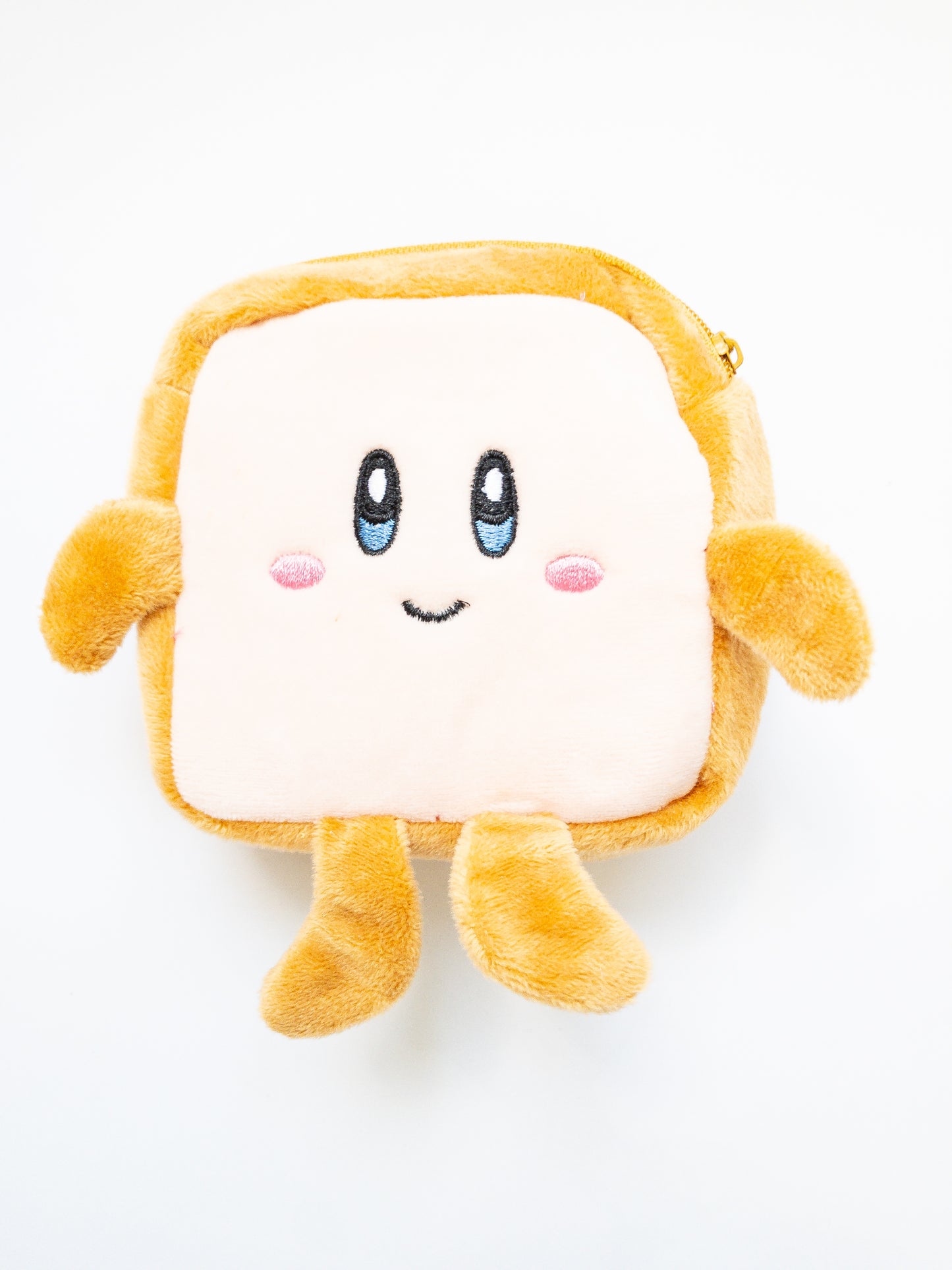 The sweetest dessert treat to hold your coins and chapstick! This Brick Toast Coin Purse doubles as a keychain and is small enough to attach to your purse or backpack and yet big enough to carry your essentials. It fits credit cards, chapsticks, coins, and more!