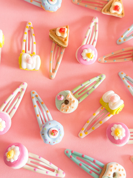 Dessert Shop Hair Clips