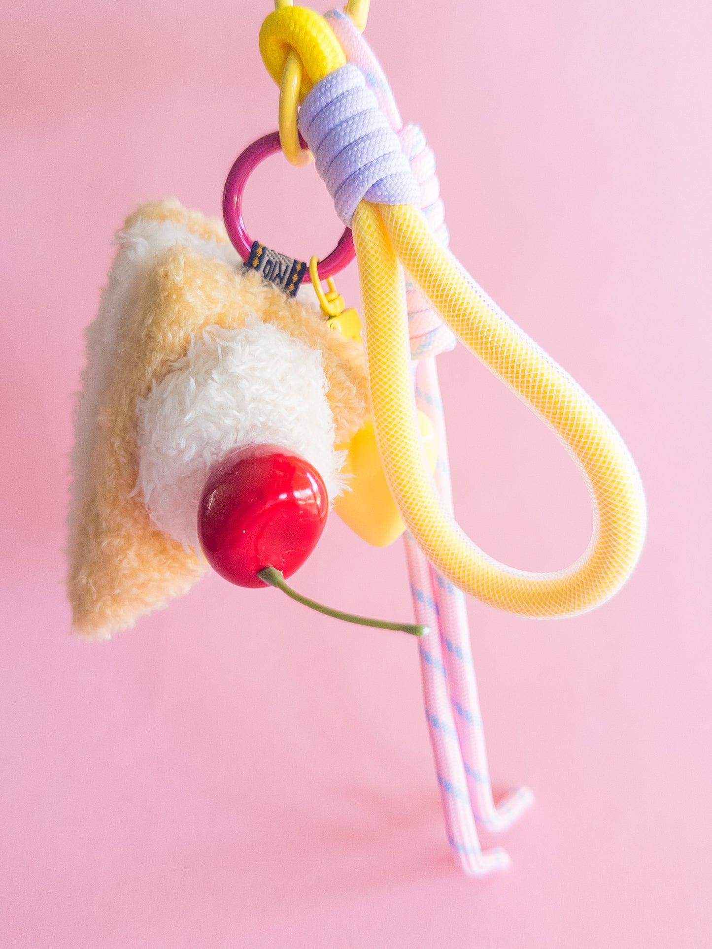 Plushie Cherry Cake Slice Backpack/Bag Charm