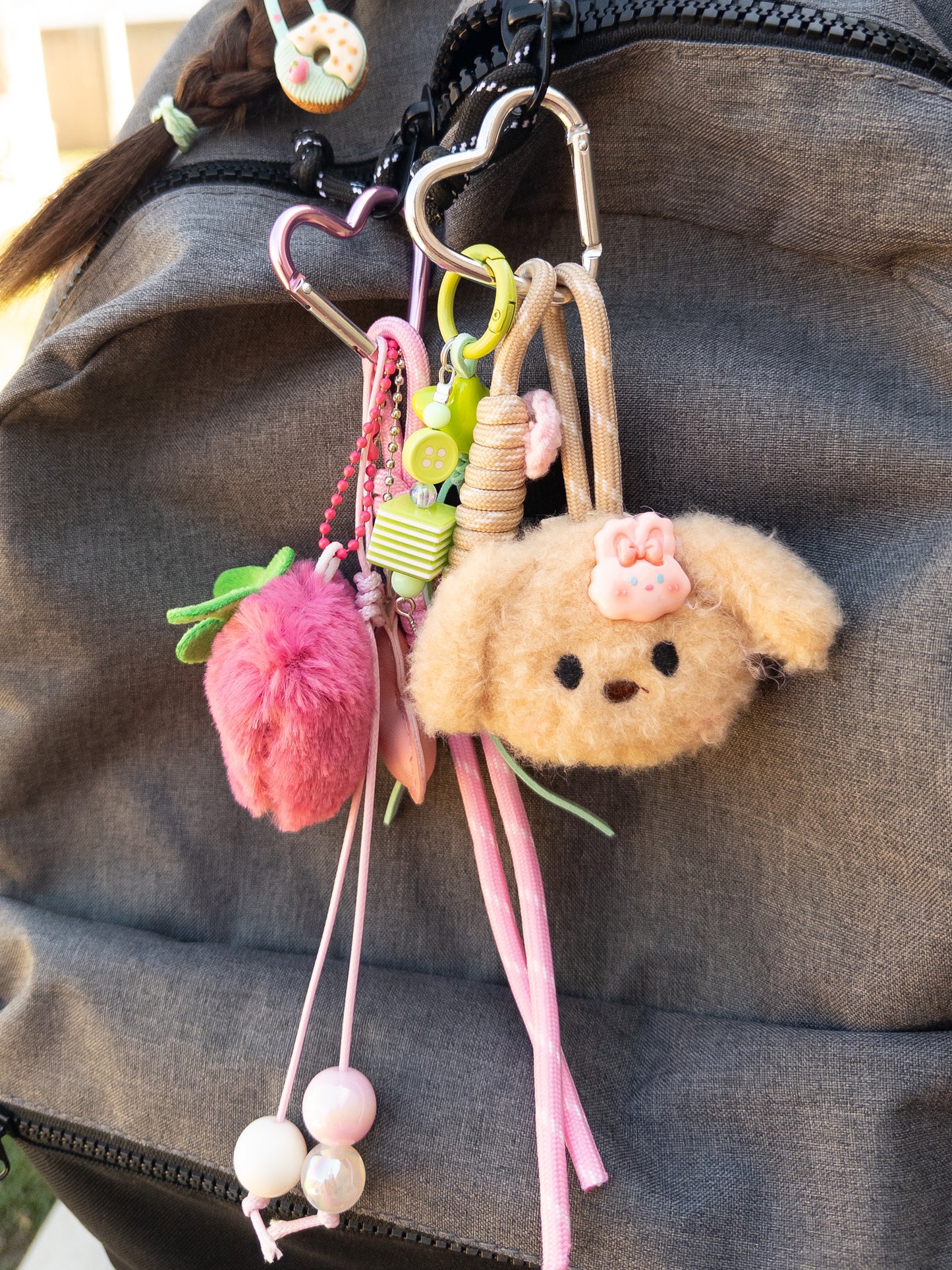 Plushie Dog Backpack/Bag Charm