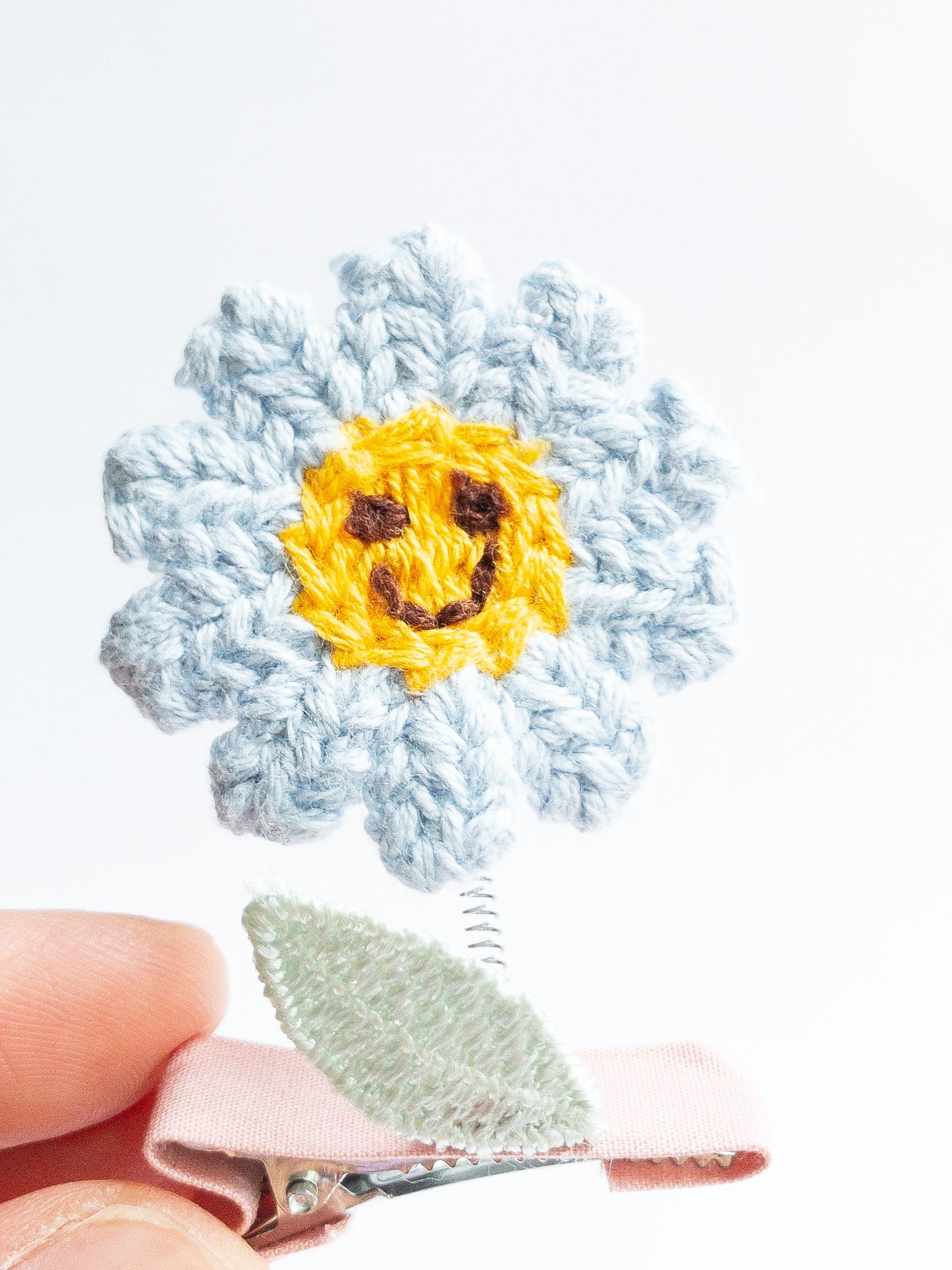 Springy Flower Hair Clips