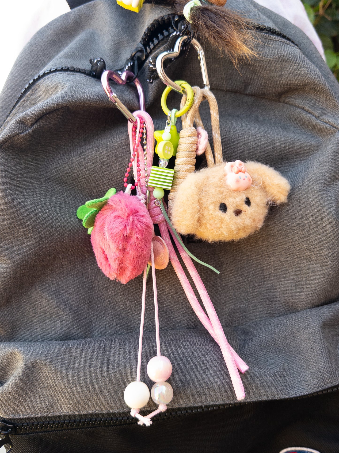 Plushie Dog Backpack/Bag Charm