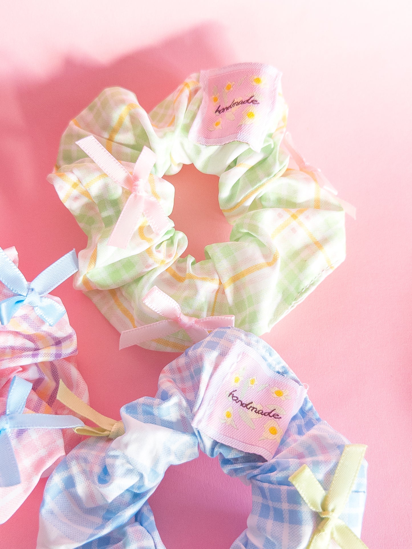 Picnic Plaid Scrunchies