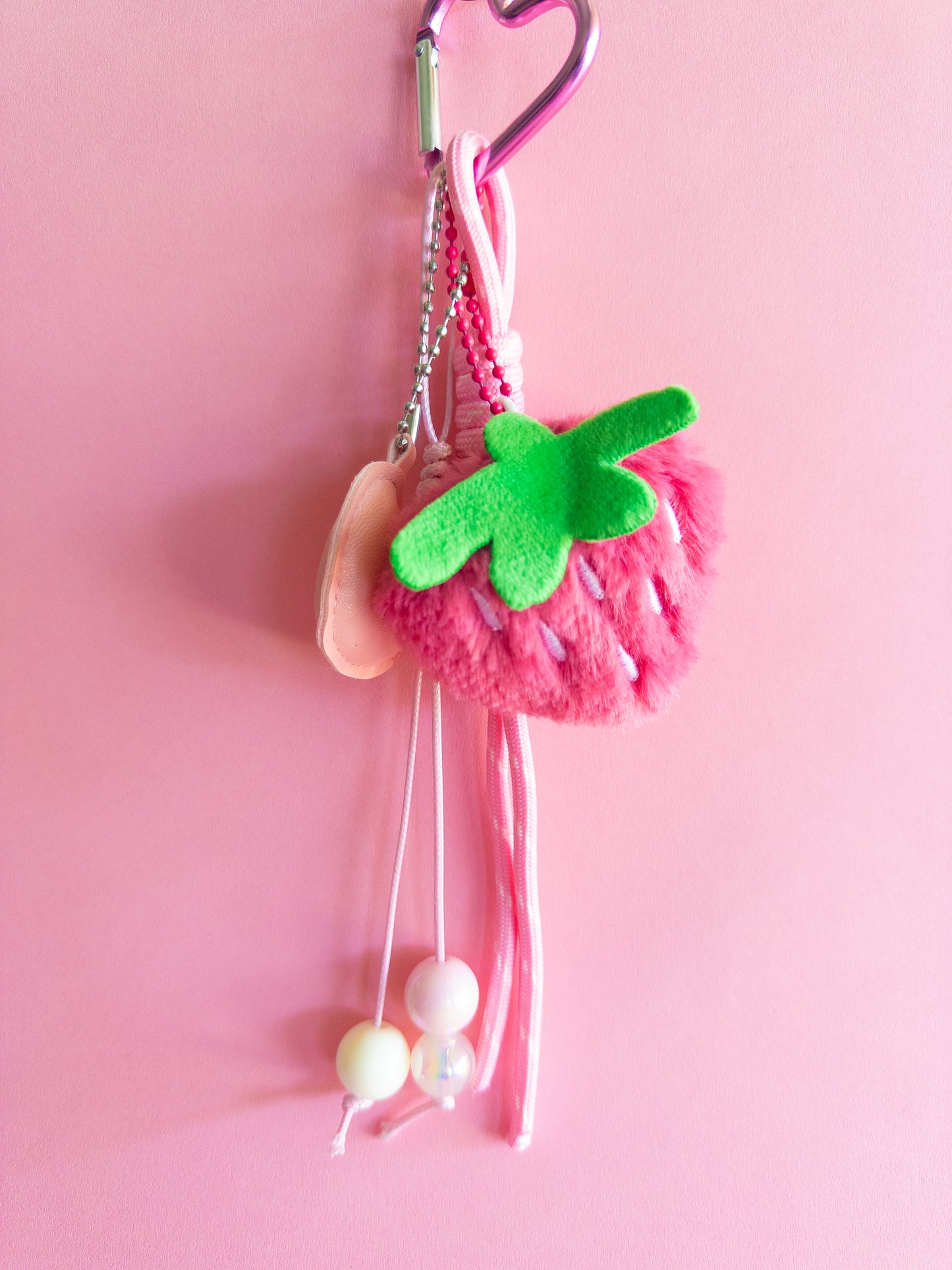 Plushie Strawberry Backpack/Bag Charm