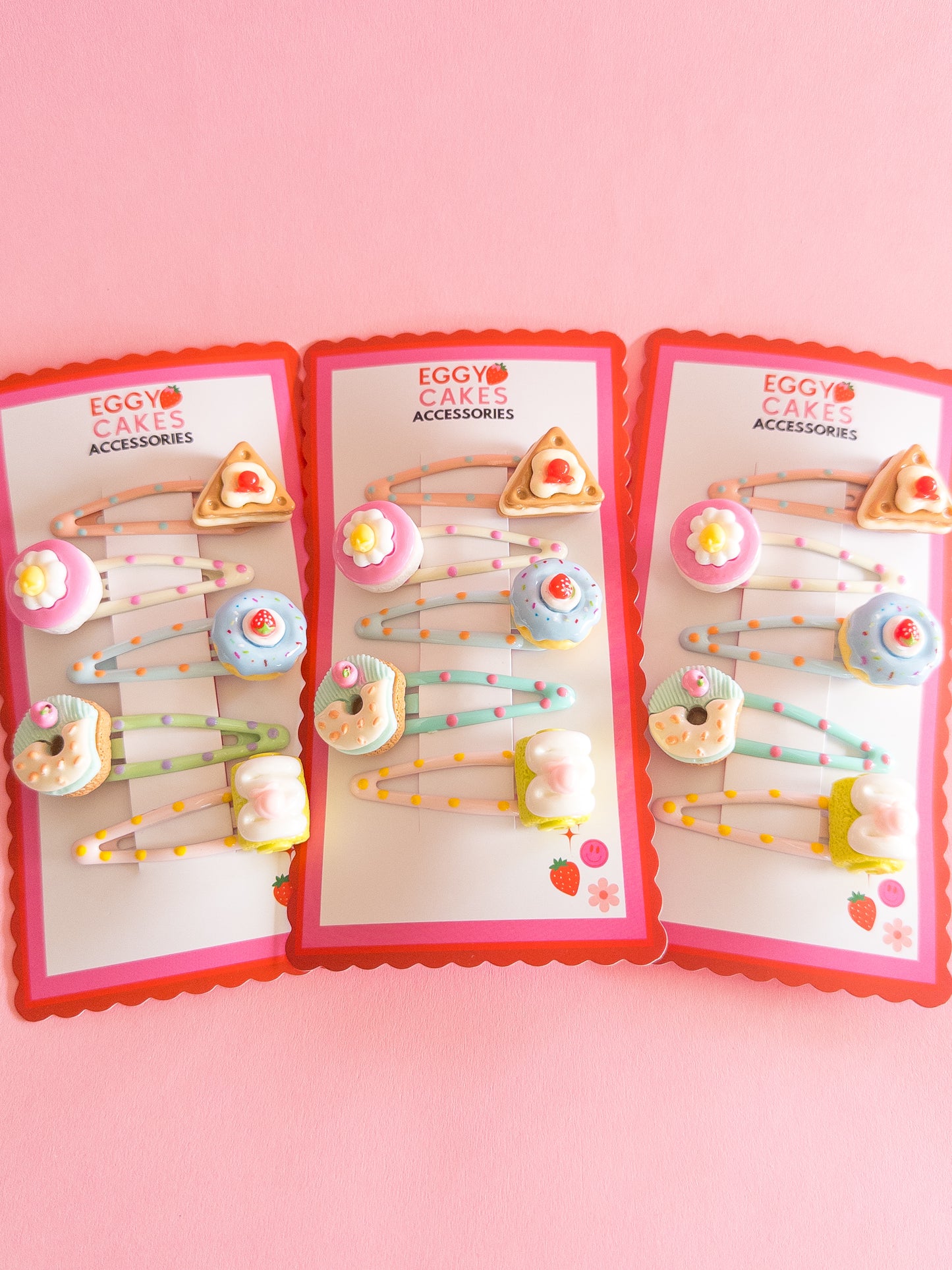Dessert Shop Hair Clips