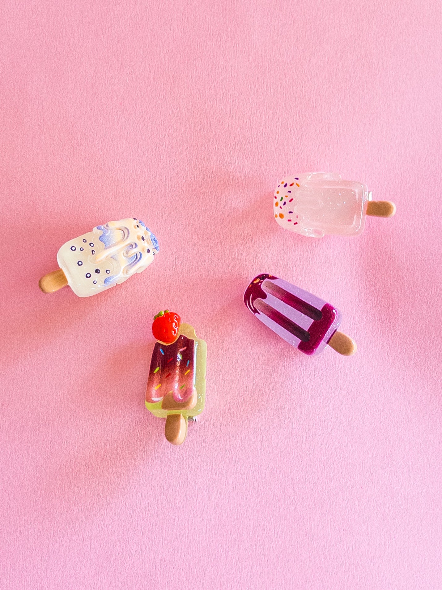 Dot Pops Ice Treats Hair Clips
