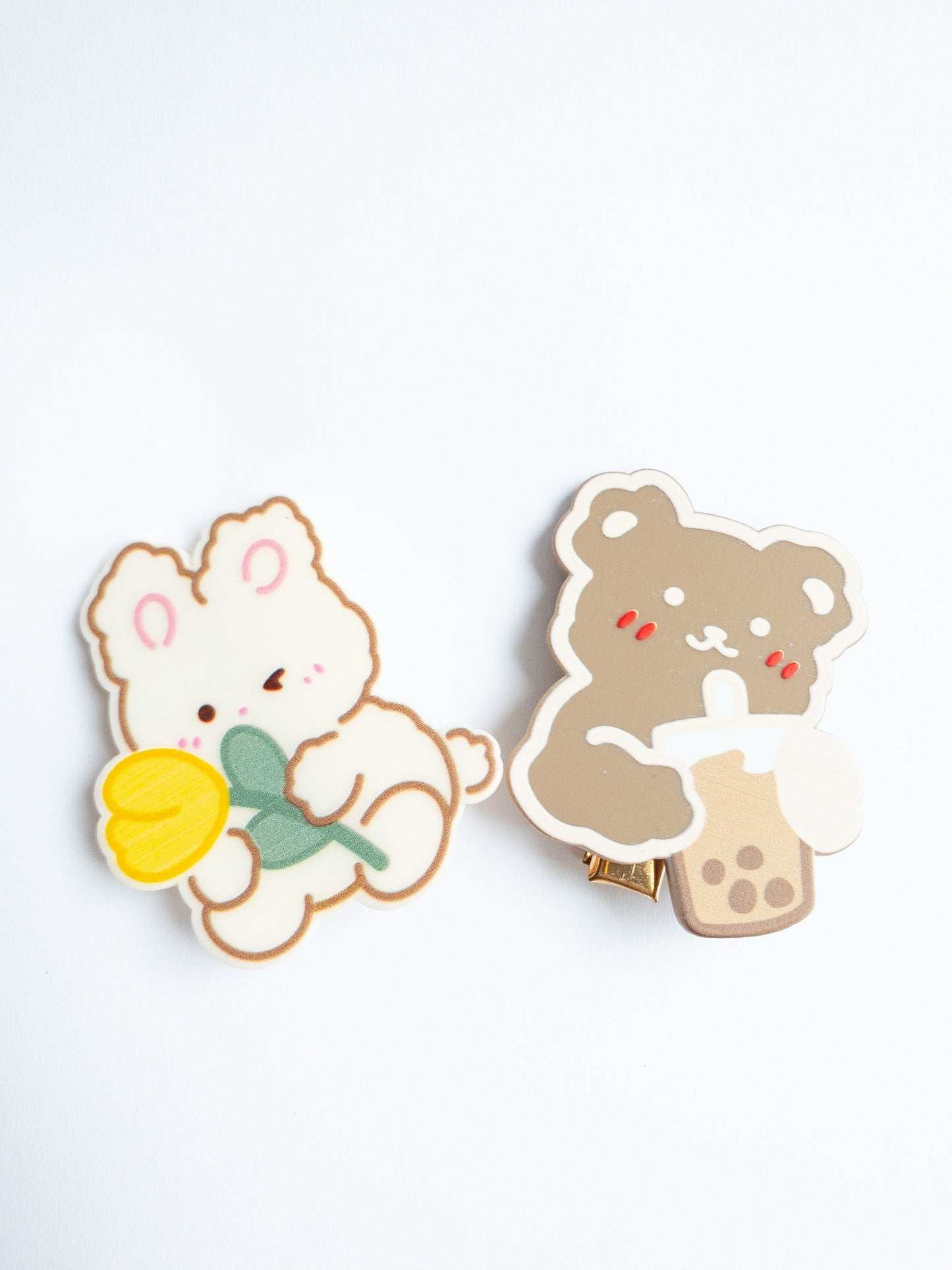 Boba Bear Hair Clips