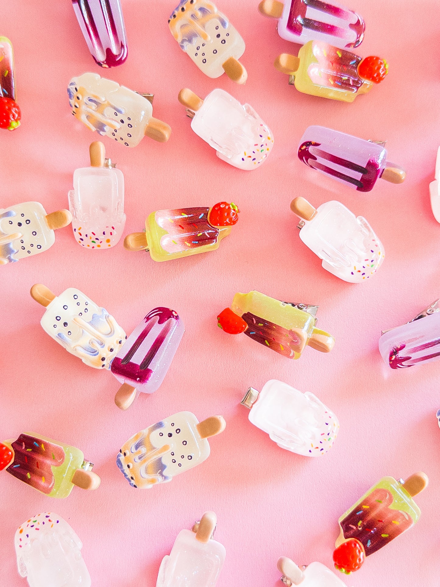 Dot Pops Ice Treats Hair Clips