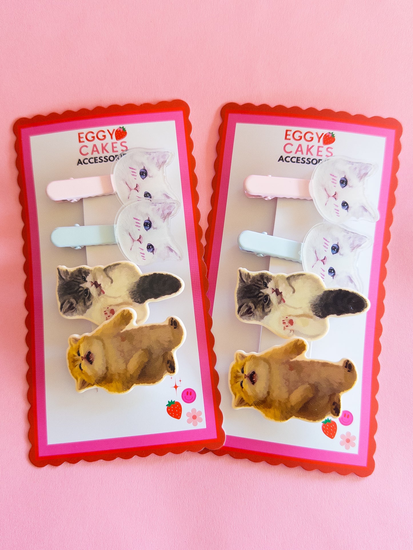 Funny Feline Hair Clips