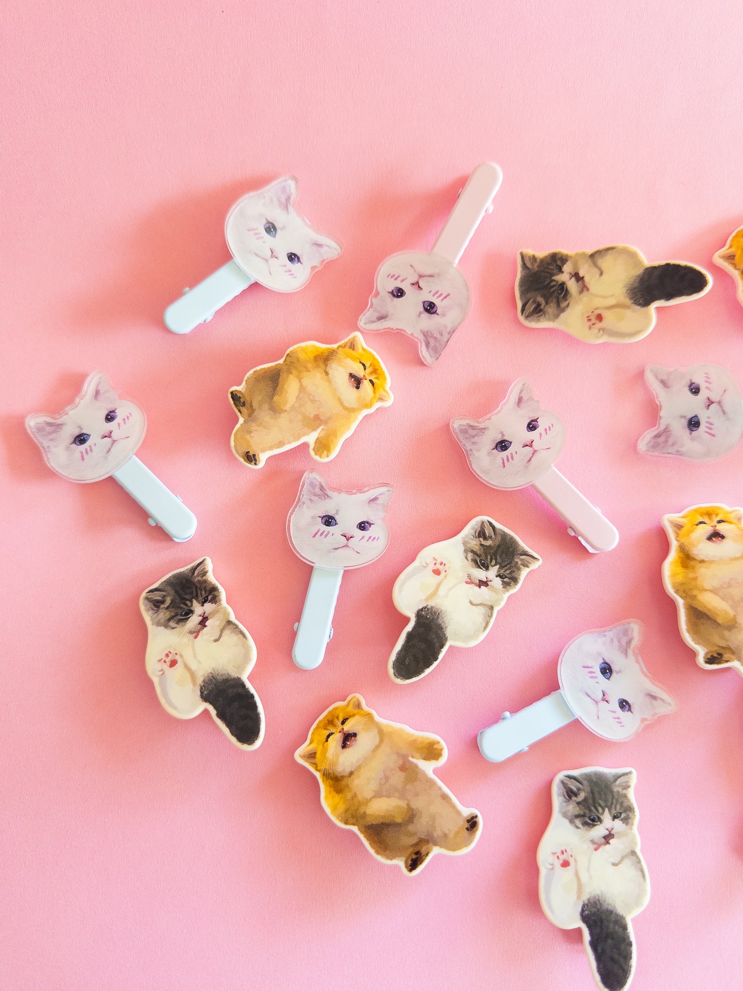 Funny Feline Hair Clips