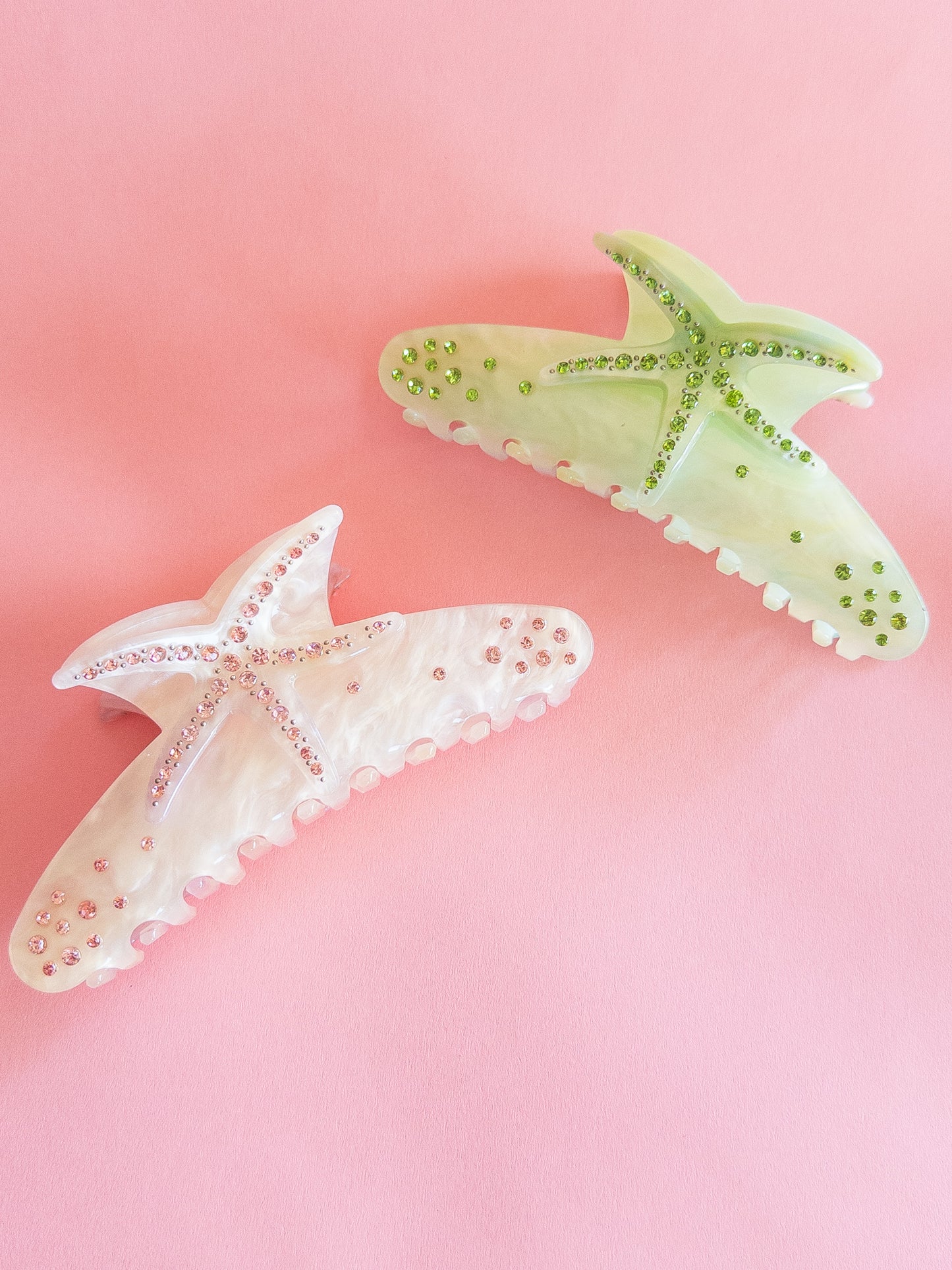 Gem Starfish Hair Claw Clip