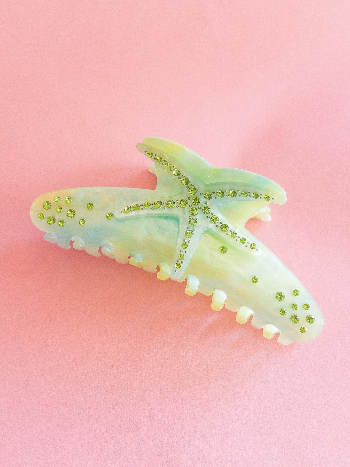 Gem Starfish Hair Claw Clip