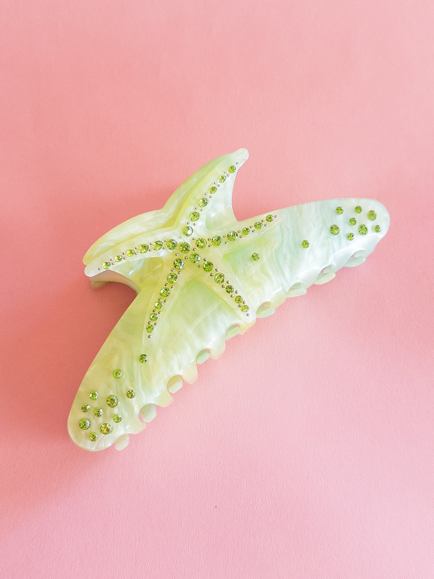 Gem Starfish Hair Claw Clip