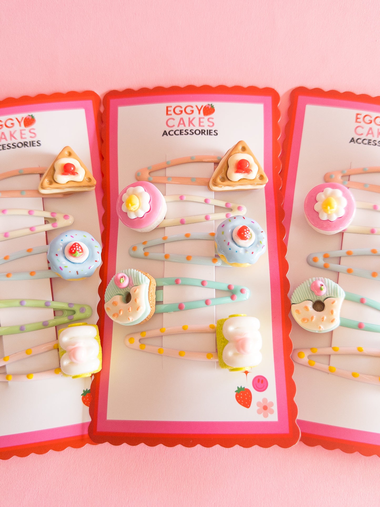 Dessert Shop Hair Clips