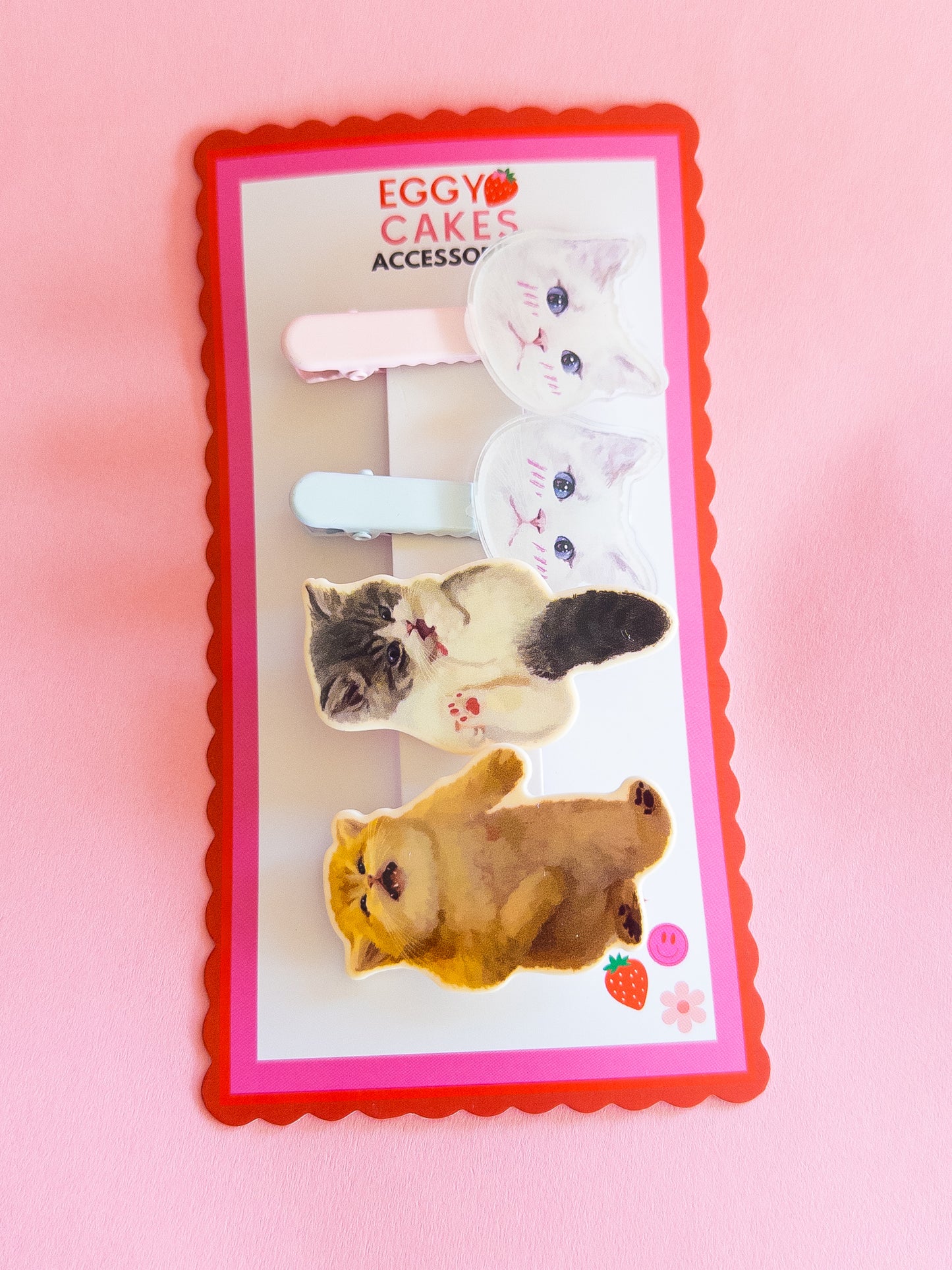 Funny Feline Hair Clips