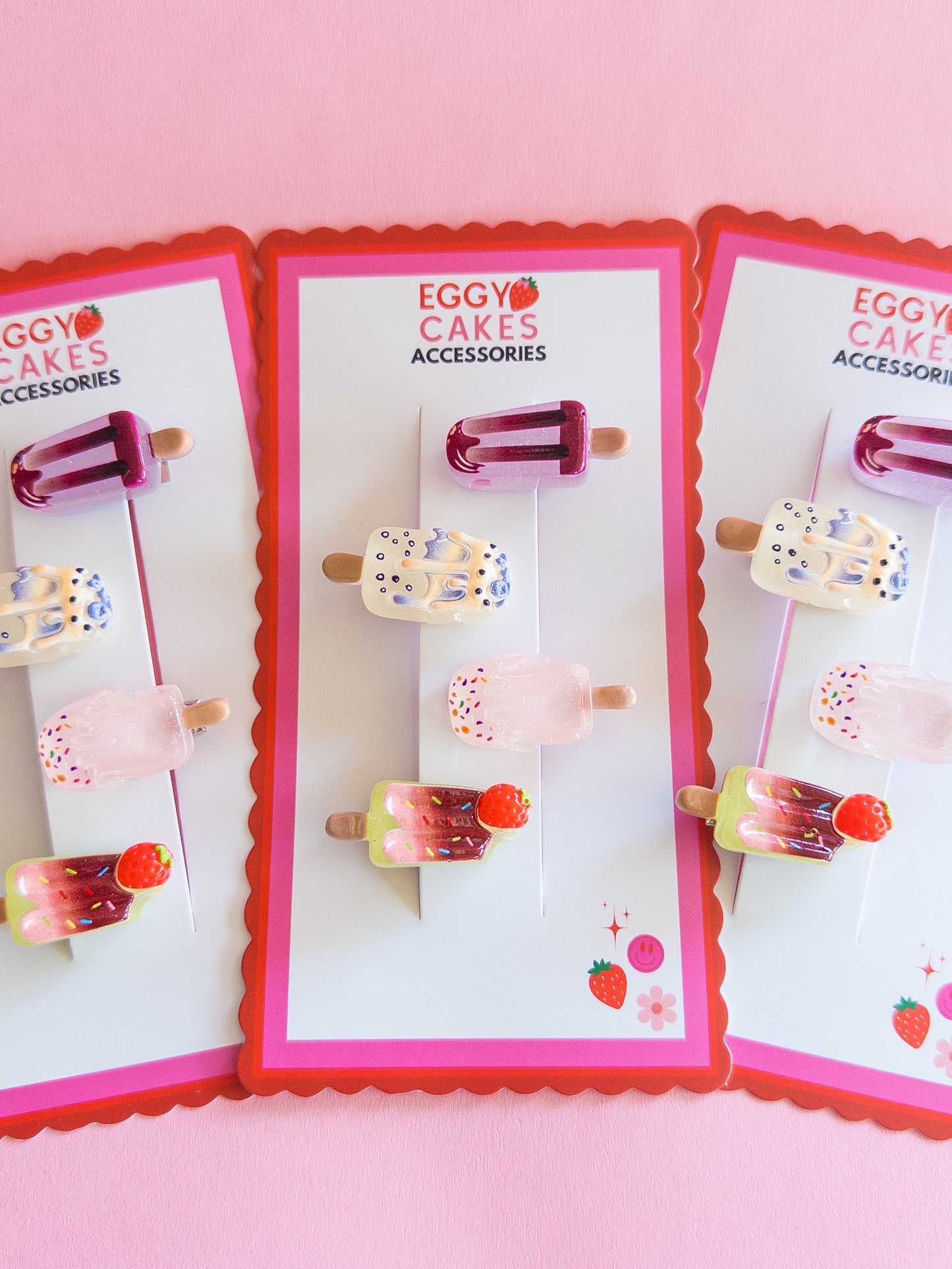 Dot Pops Ice Treats Hair Clips