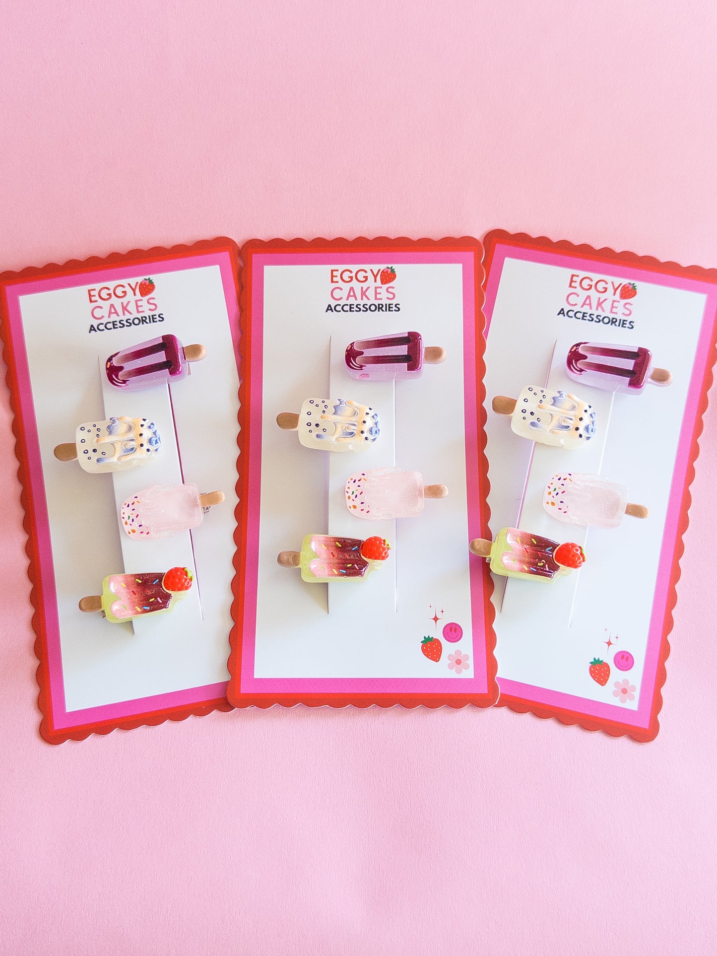 Dot Pops Ice Treats Hair Clips