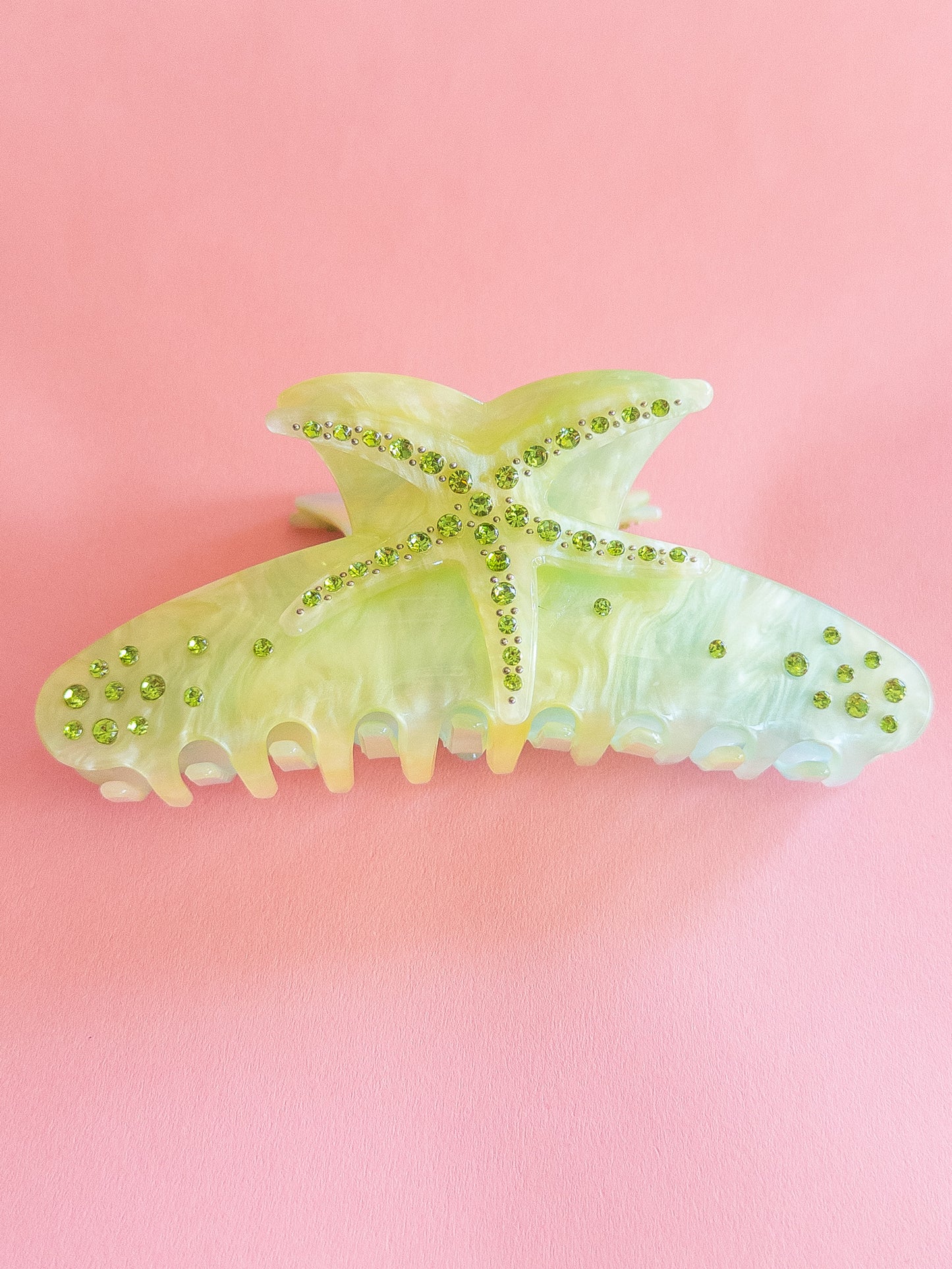 Gem Starfish Hair Claw Clip