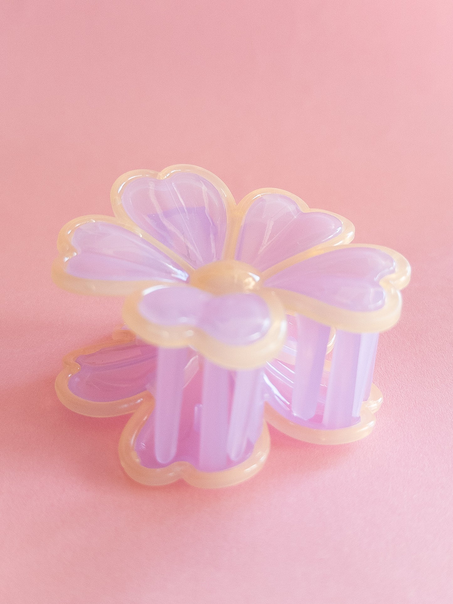 Jelly Flower Hair Claw Clip