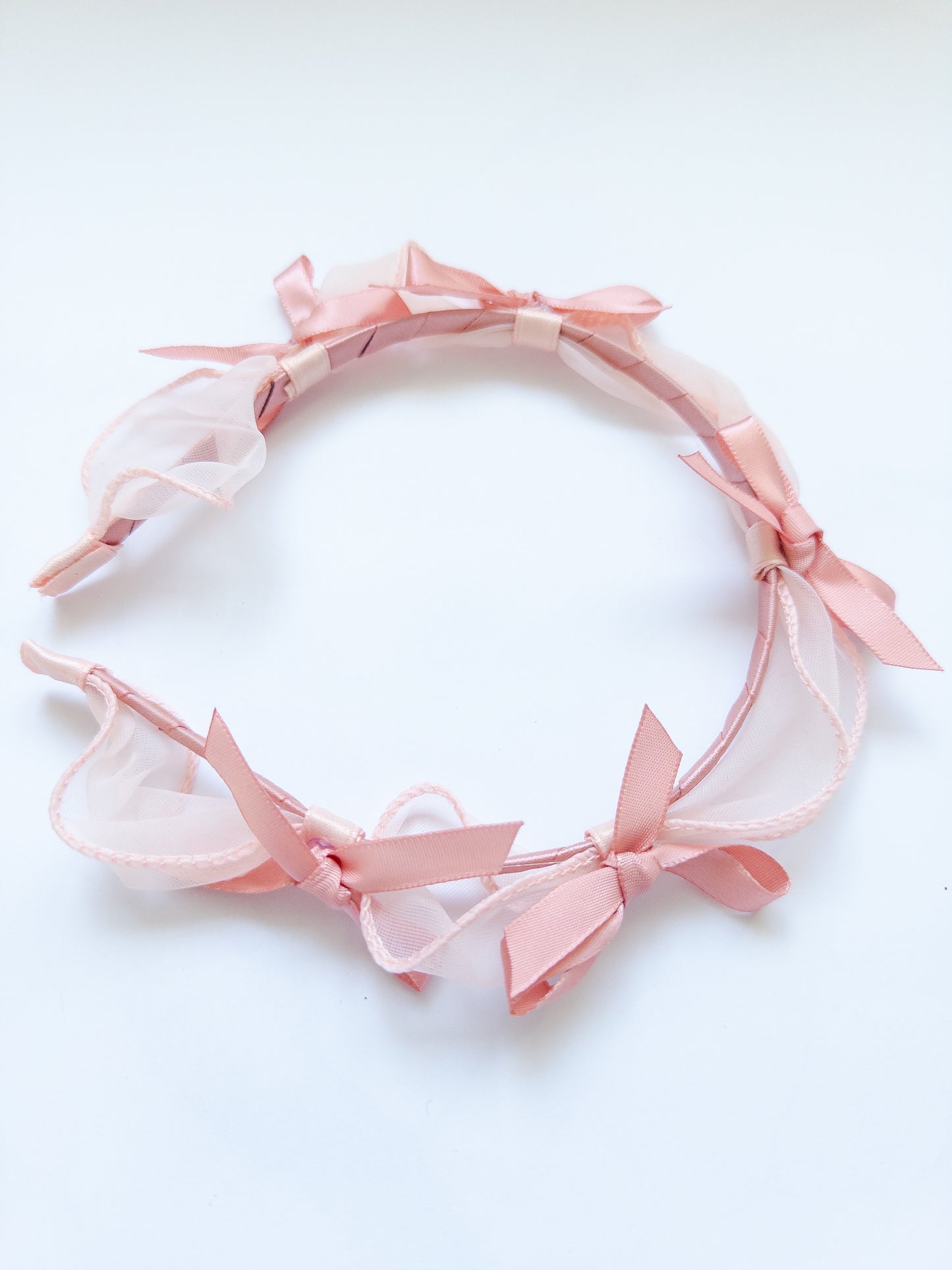 Organza Ribbon Bow Headband