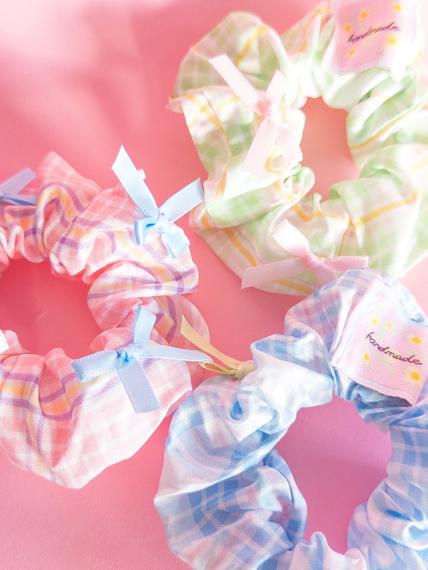Picnic Plaid Scrunchies