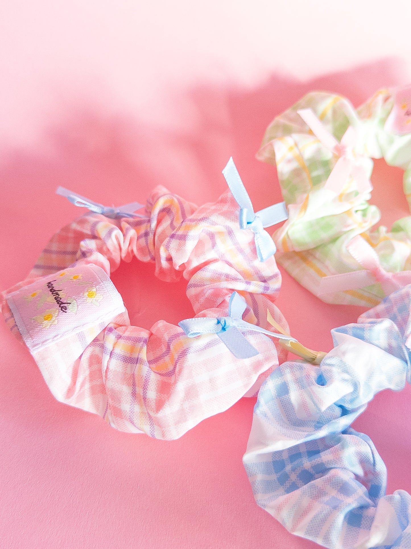 Picnic Plaid Scrunchies