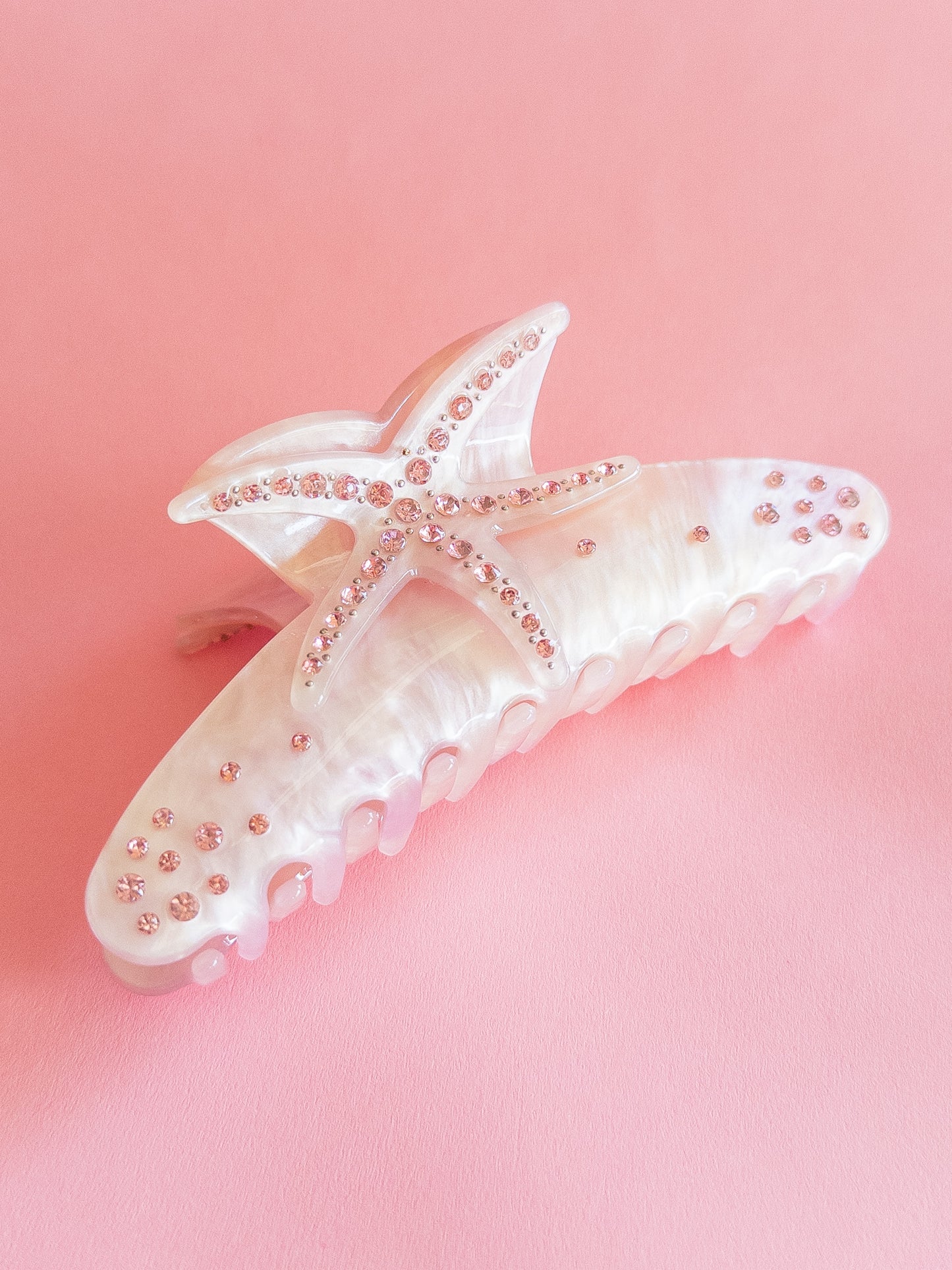 Gem Starfish Hair Claw Clip
